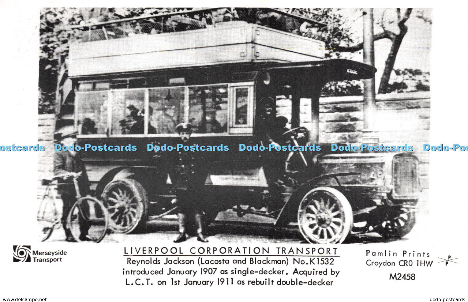 R246425 Liverpool Corporation Transport Merseyside Transport Pamlin Prints No K1