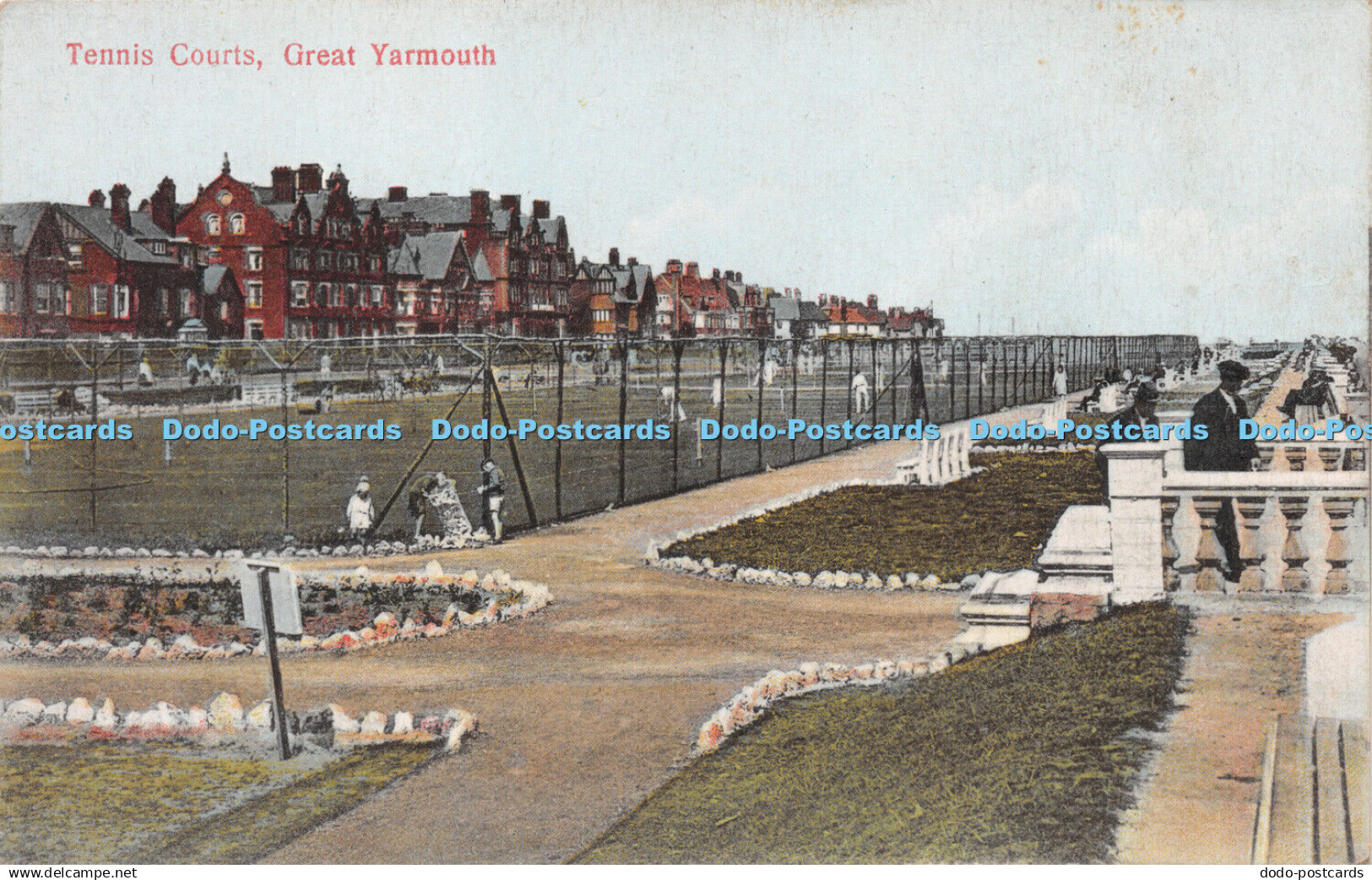 R247324 Great Yarmouth Tennis Courts Postcard