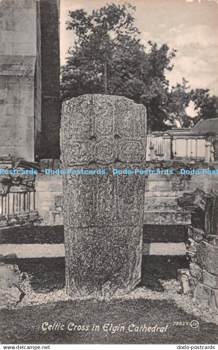 R253048 Celtic Cross in Elgin Cathedral Valentines Series