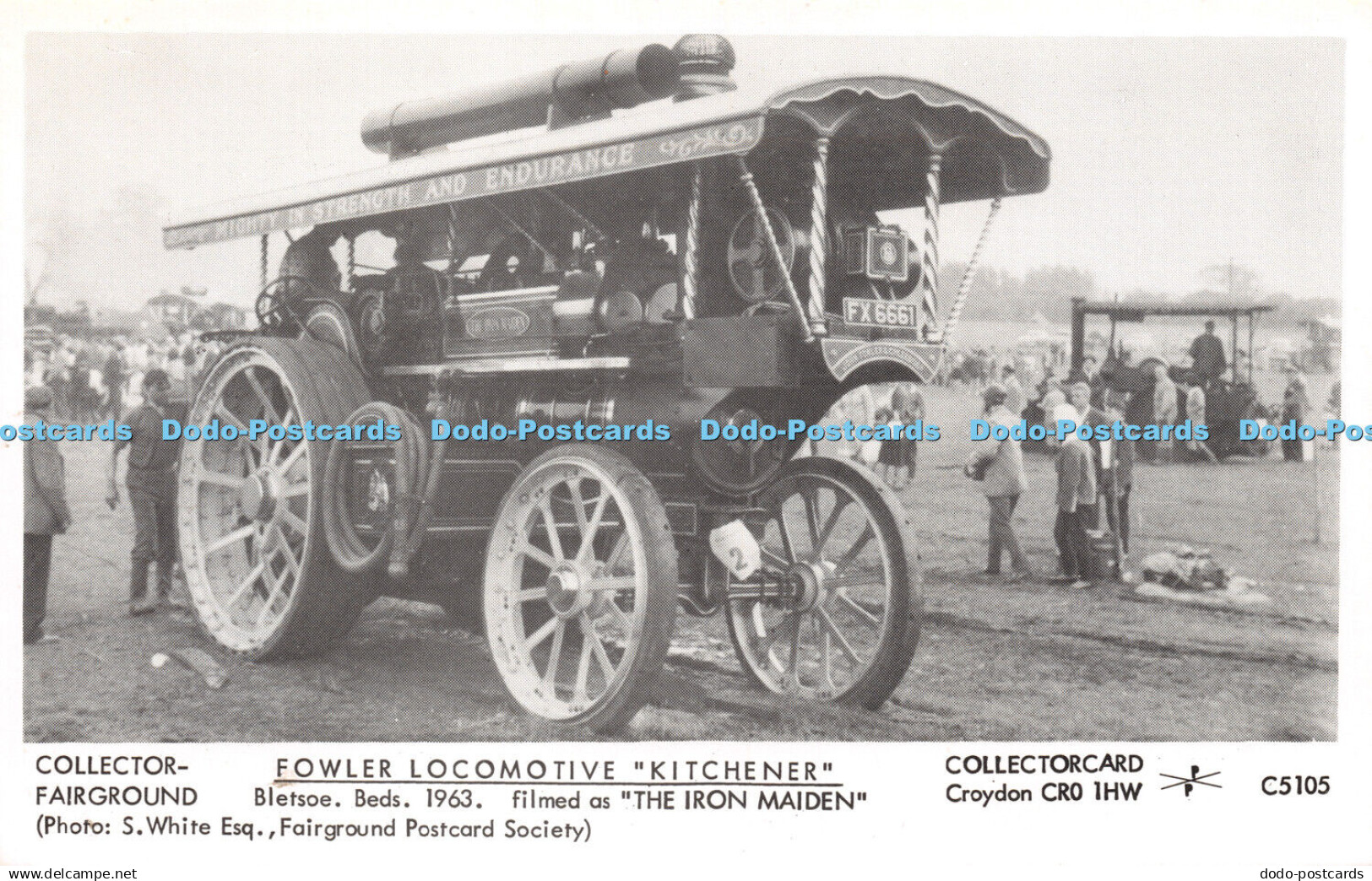 R256304 Collector Fairground S White Esq Fowler Locomotive Kitchener Bletsoe Bed