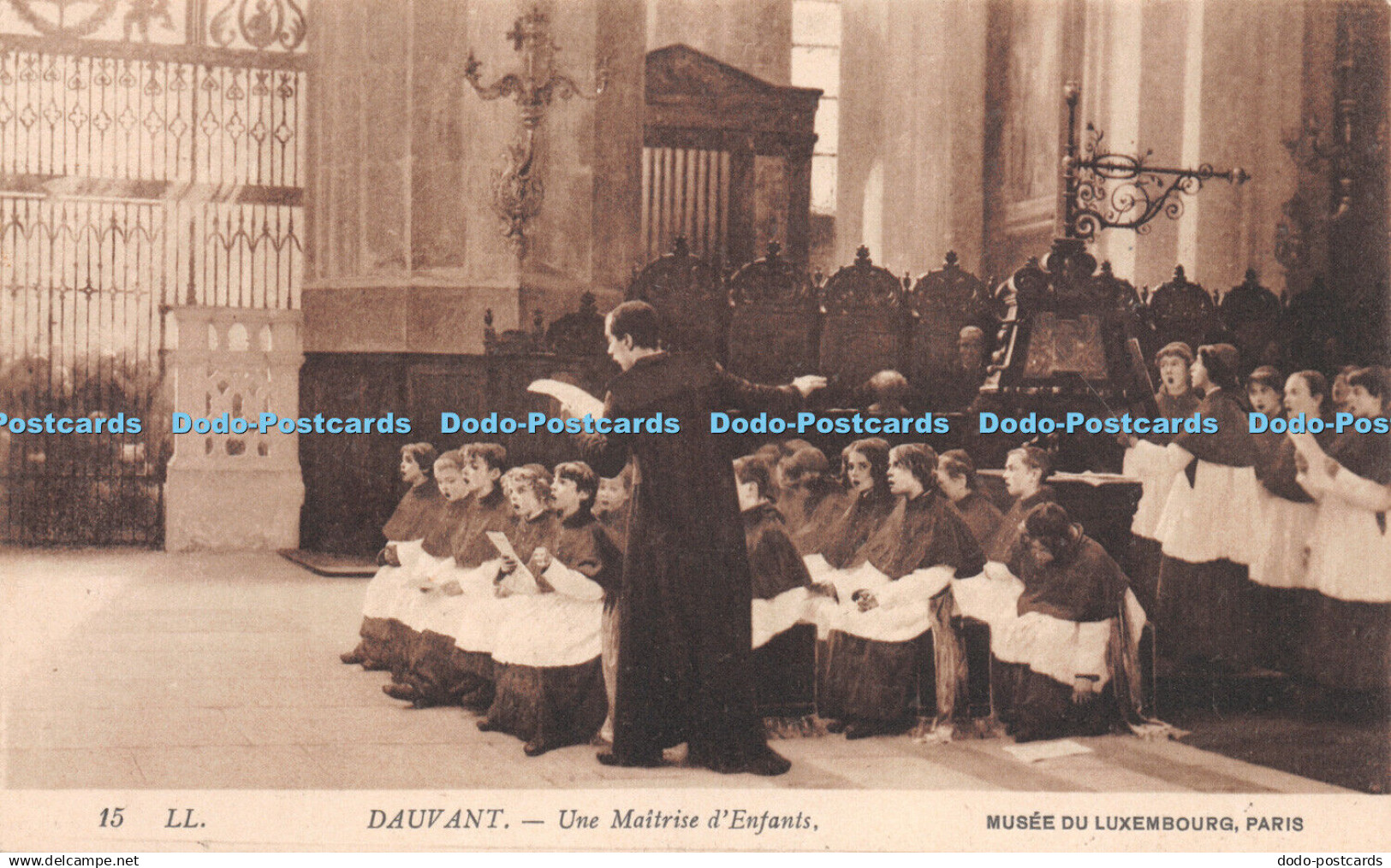 R259210 15 LL Dauvant Une Maitrise dEnfants Musee du Luxembourg Paris