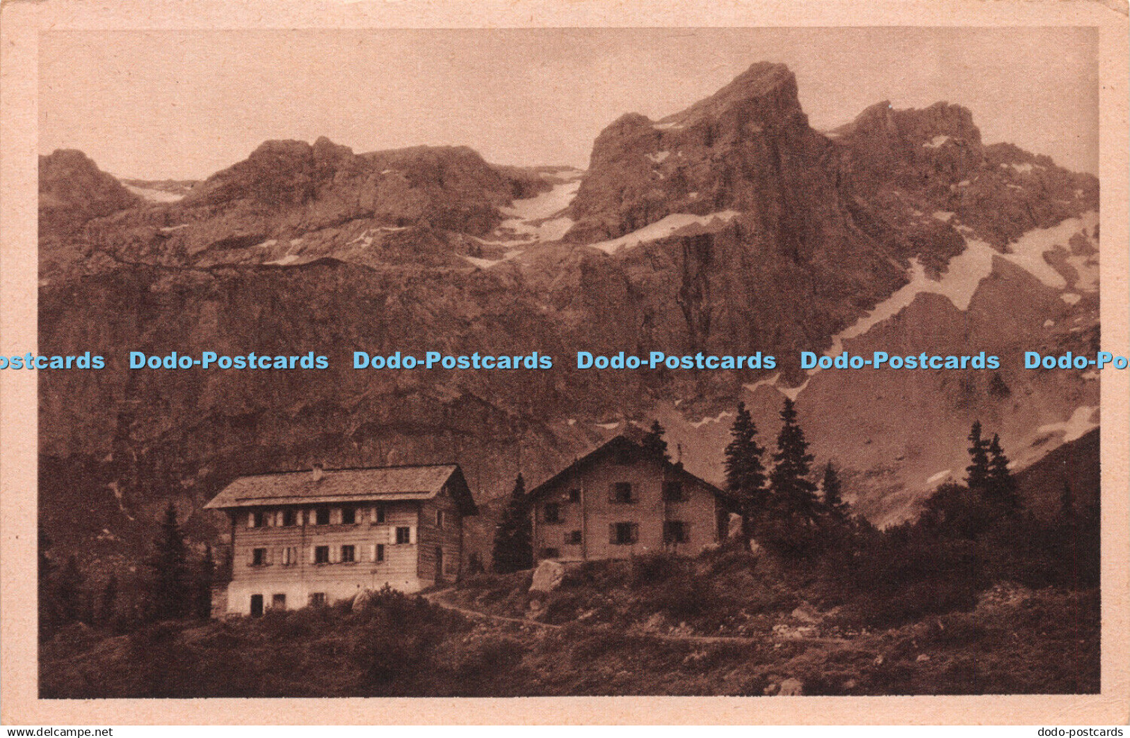 R259583 Alpine views Lindauerhutte mit Sulzfluh Vorarlberg Gustav Biedermann Buc