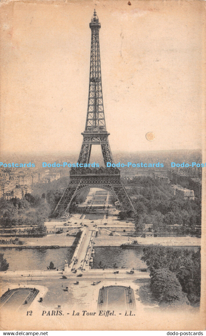 R264306 Paris La Tour Eiffel LL 12 Levy et Neurdein Reunis Postcard