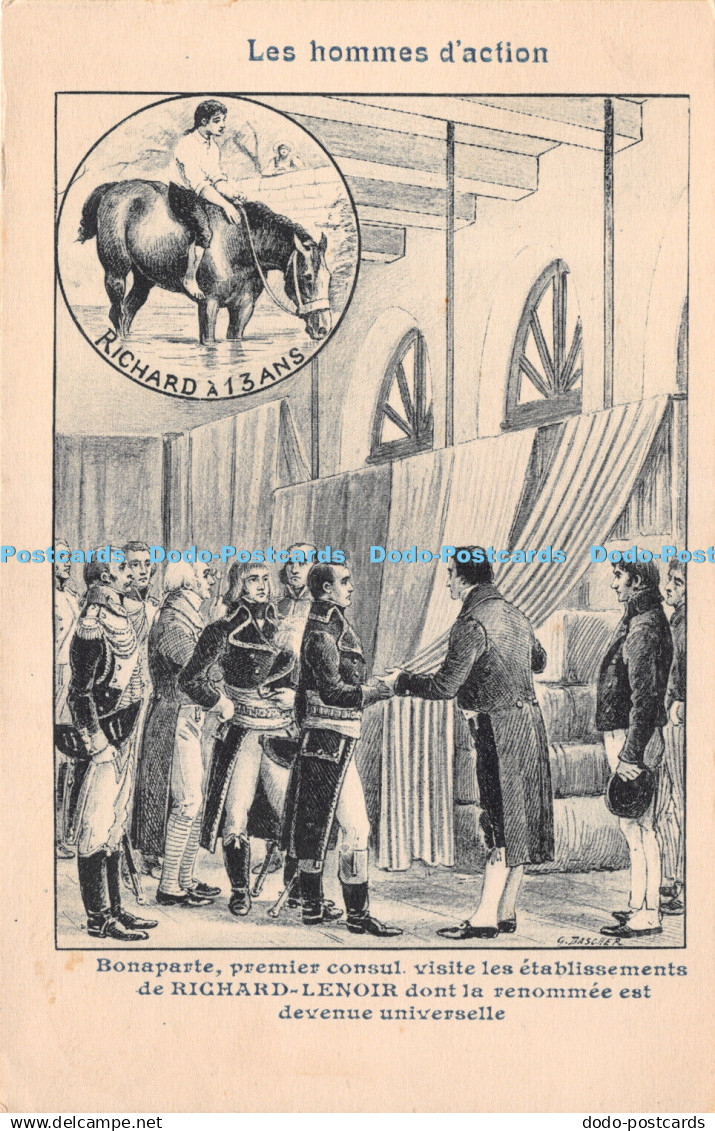 R264982 Les hommes d action Bonaparte premier consul visite les etablissements d