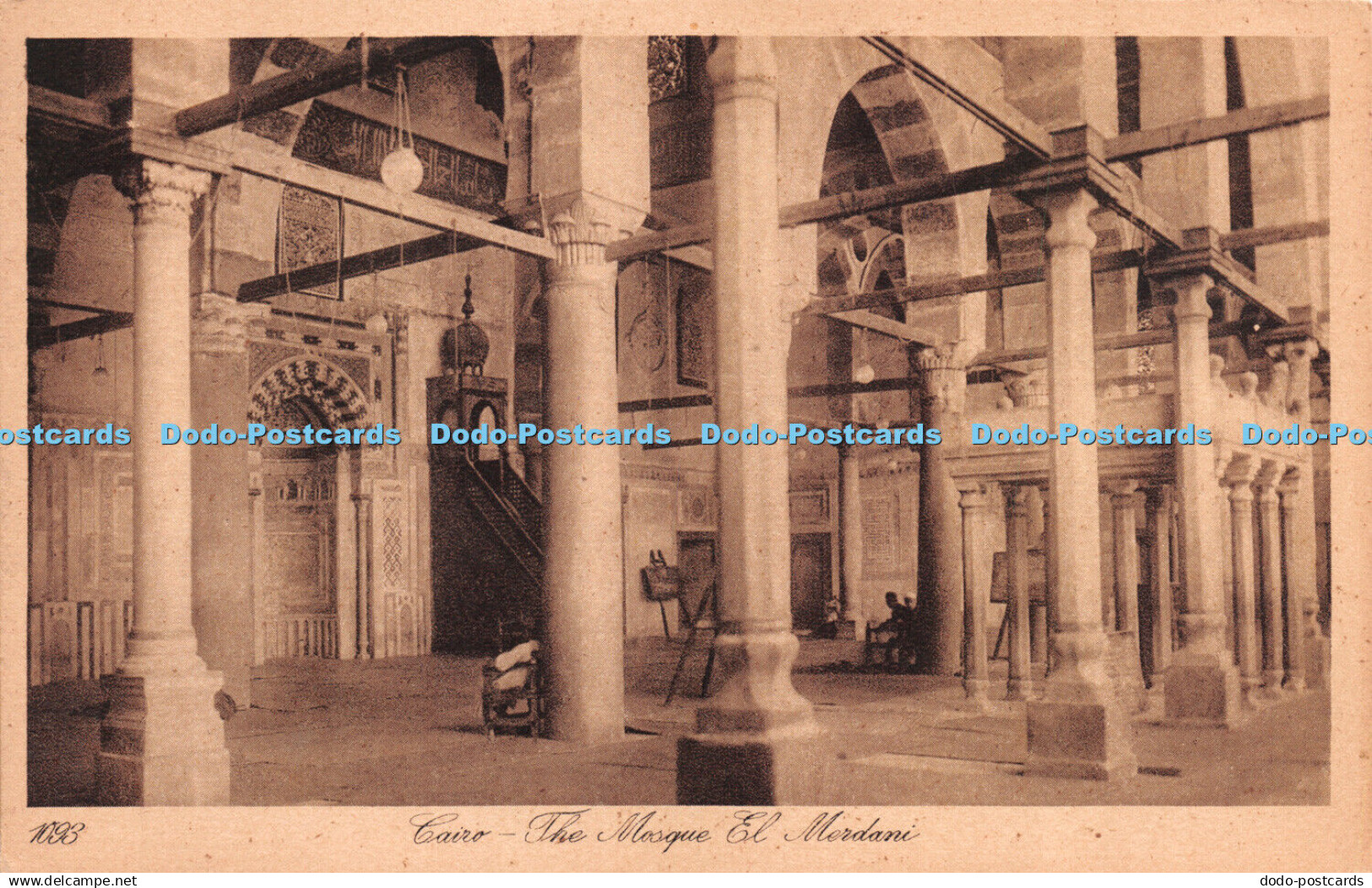 R266902 Cairo The Mosque El Merdani 1093 Lehnert and Landrock Cairo Post Card