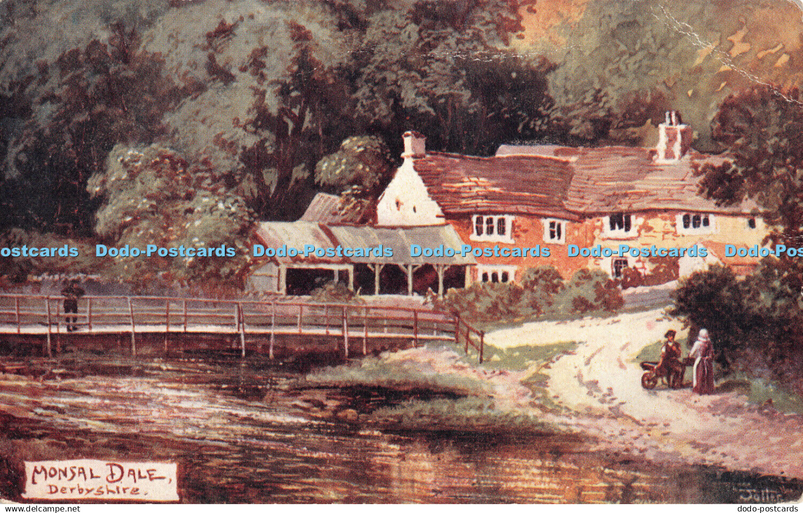 R276547 Monsal Dale Derbyshire Tuck Derbyshire Dales No 1356