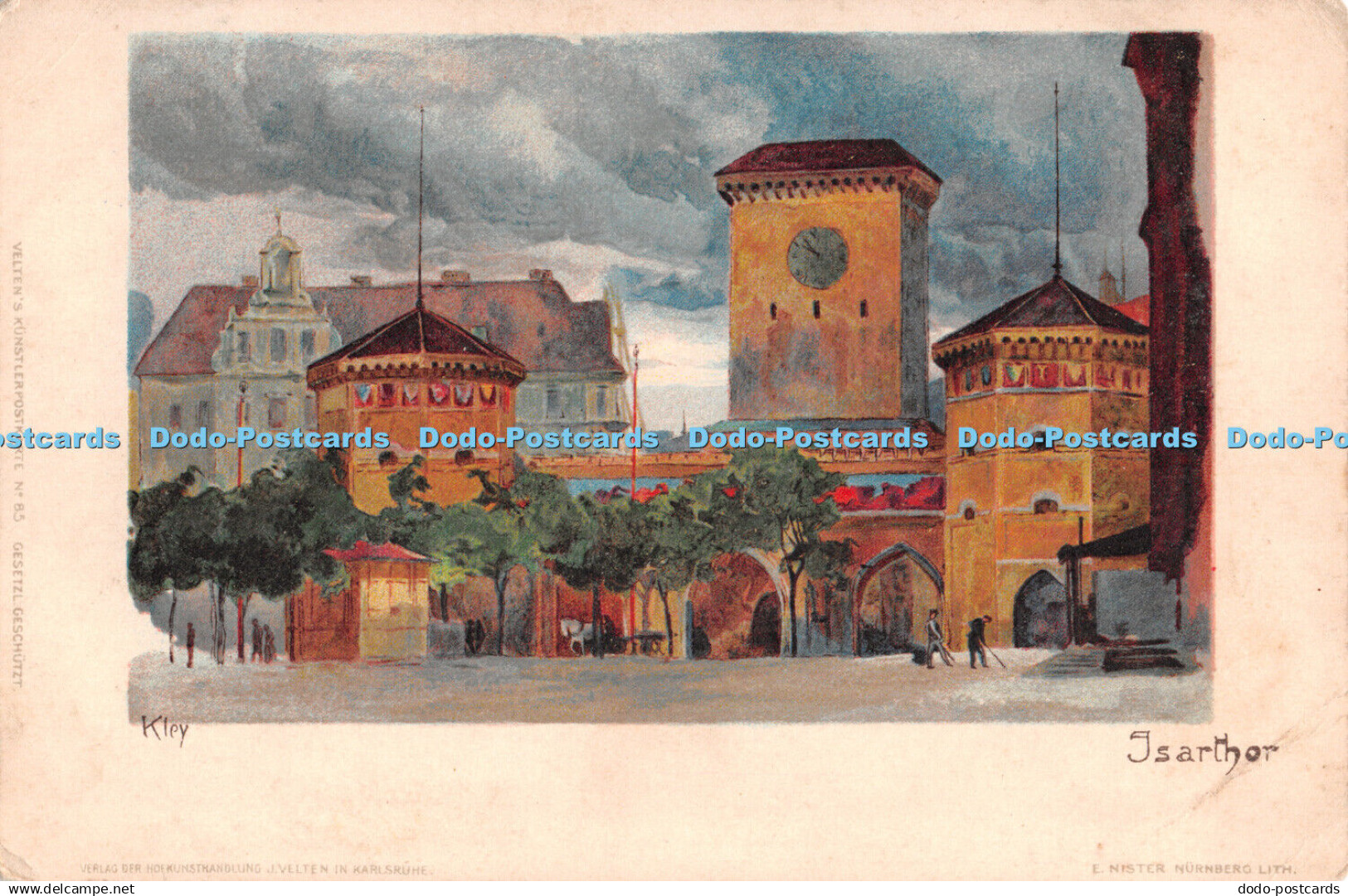 R279713 Isarthor Kley Velten No 85 Postcard
