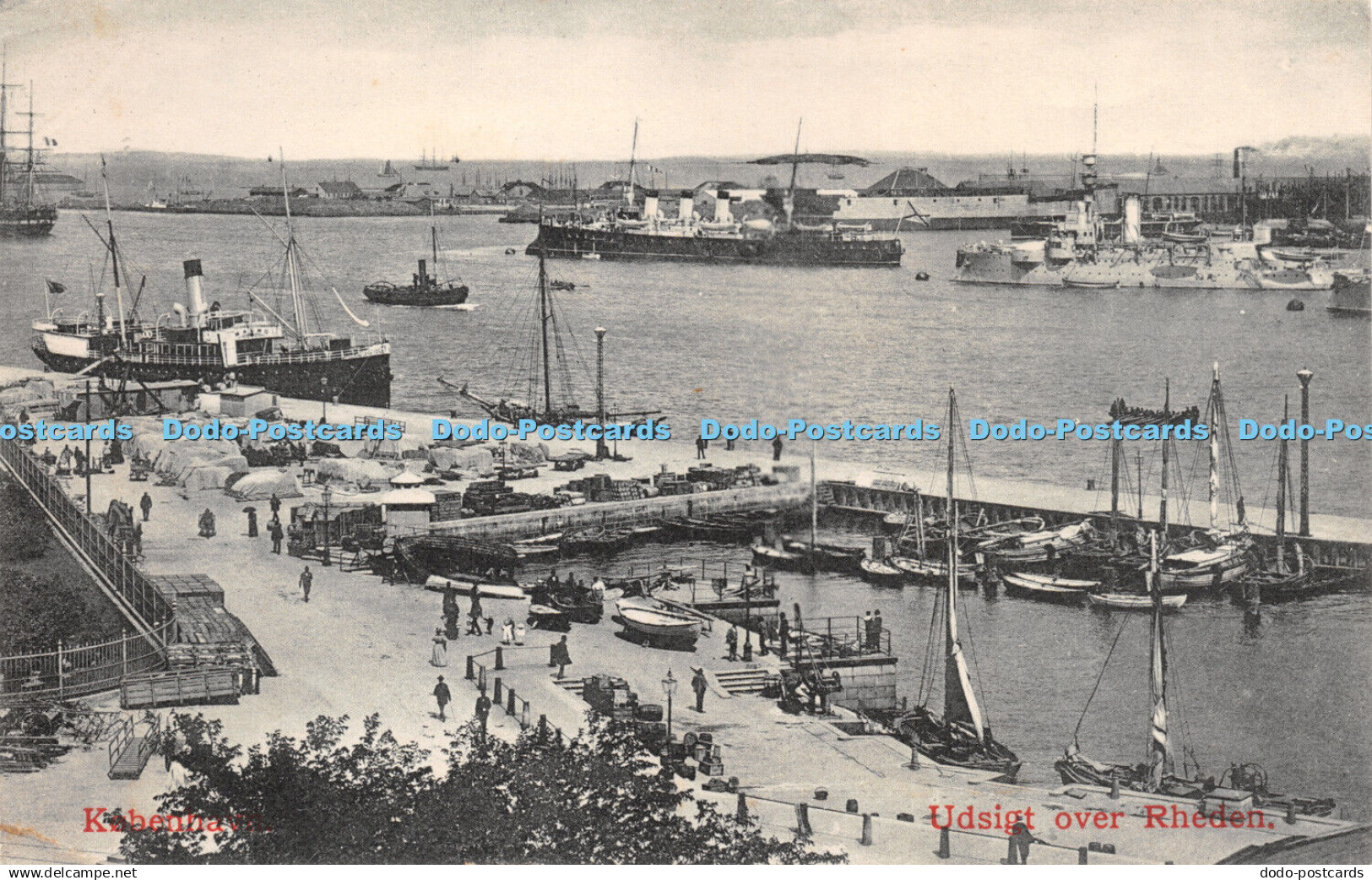 R281316 Kobenhavn Udsigt over Rheden Johs Korens Eftf No 4047