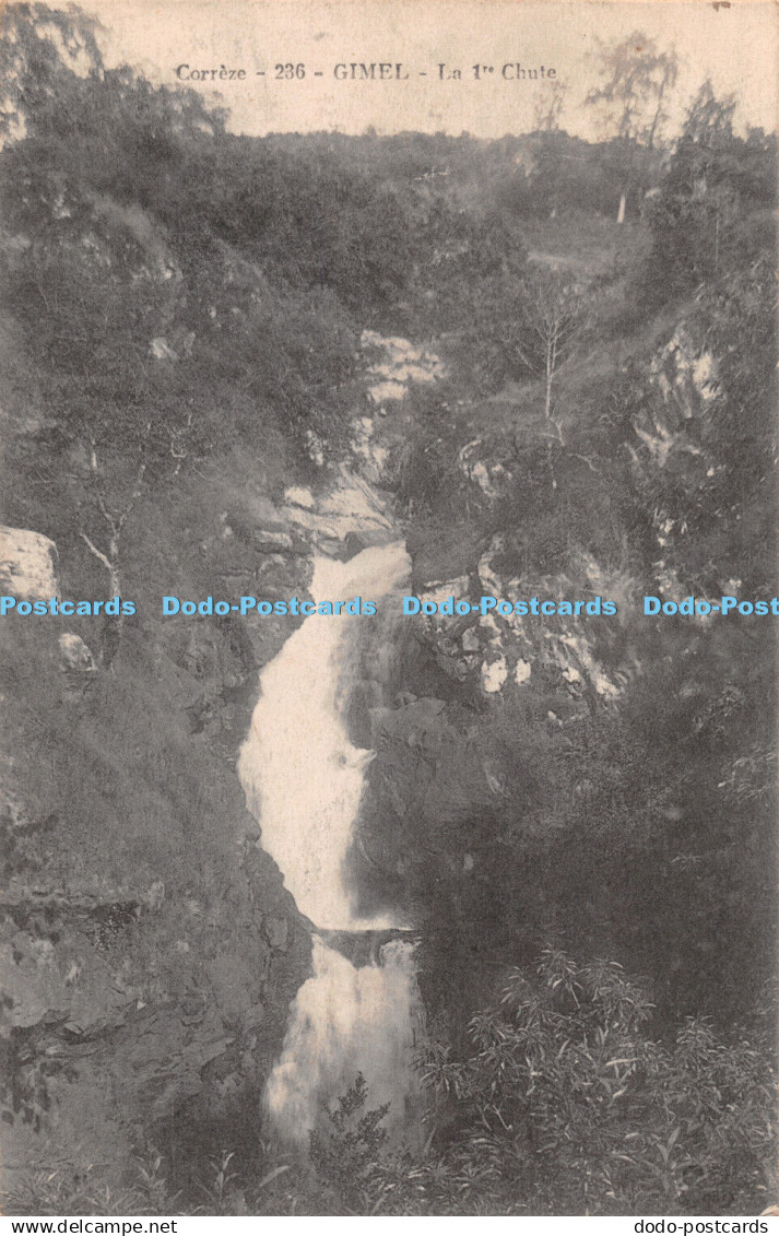 R285978 Gimel La 1 re Chute Correze Postcard 1915