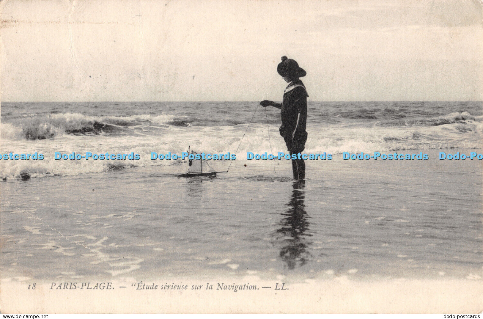 R289836 18 Paris Plage Etude serieuse sur la Navigation LL 1909