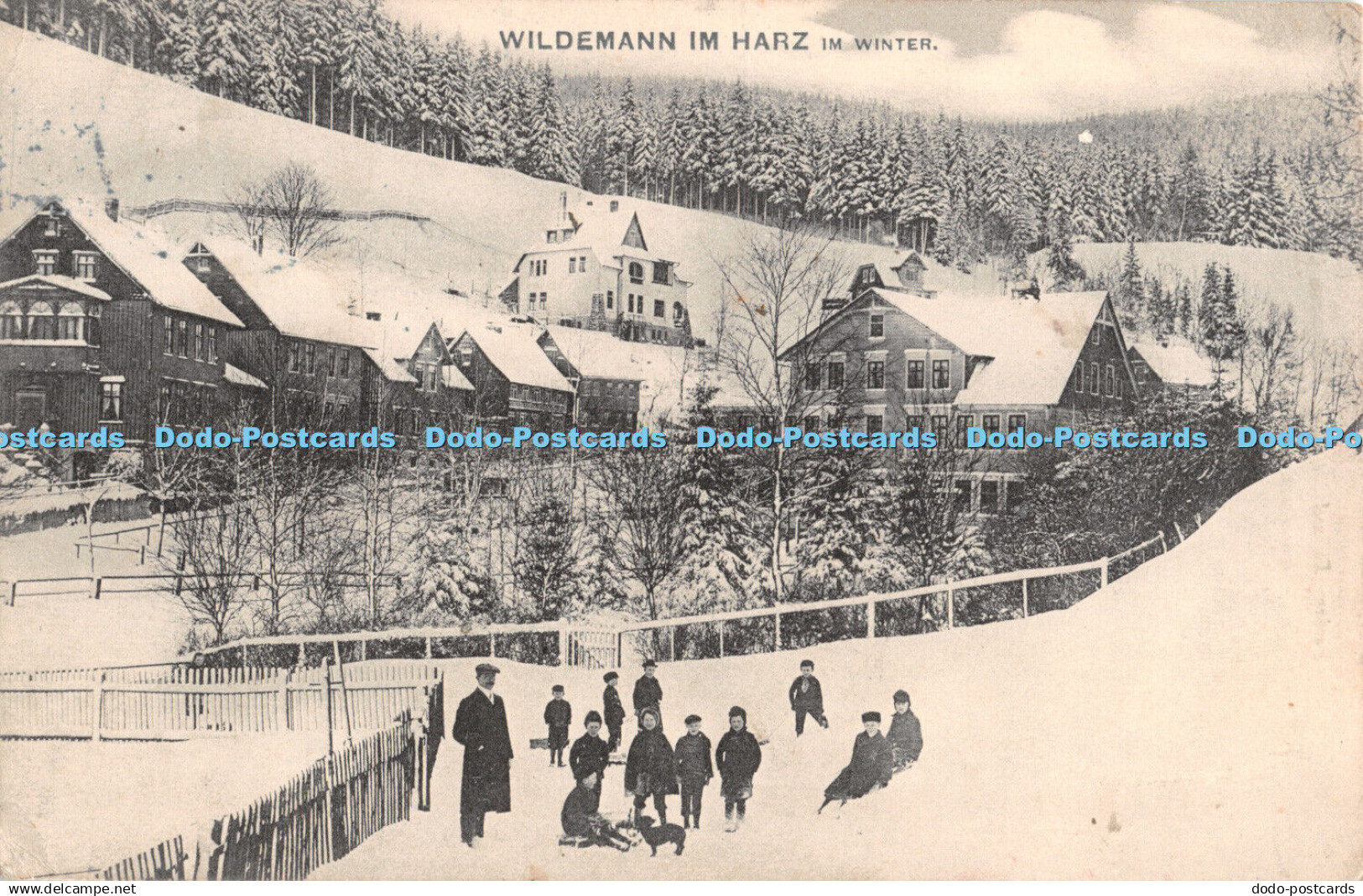 R290350 Wildemann im Harz im Winter Richard Wildemann i H 1909 1911