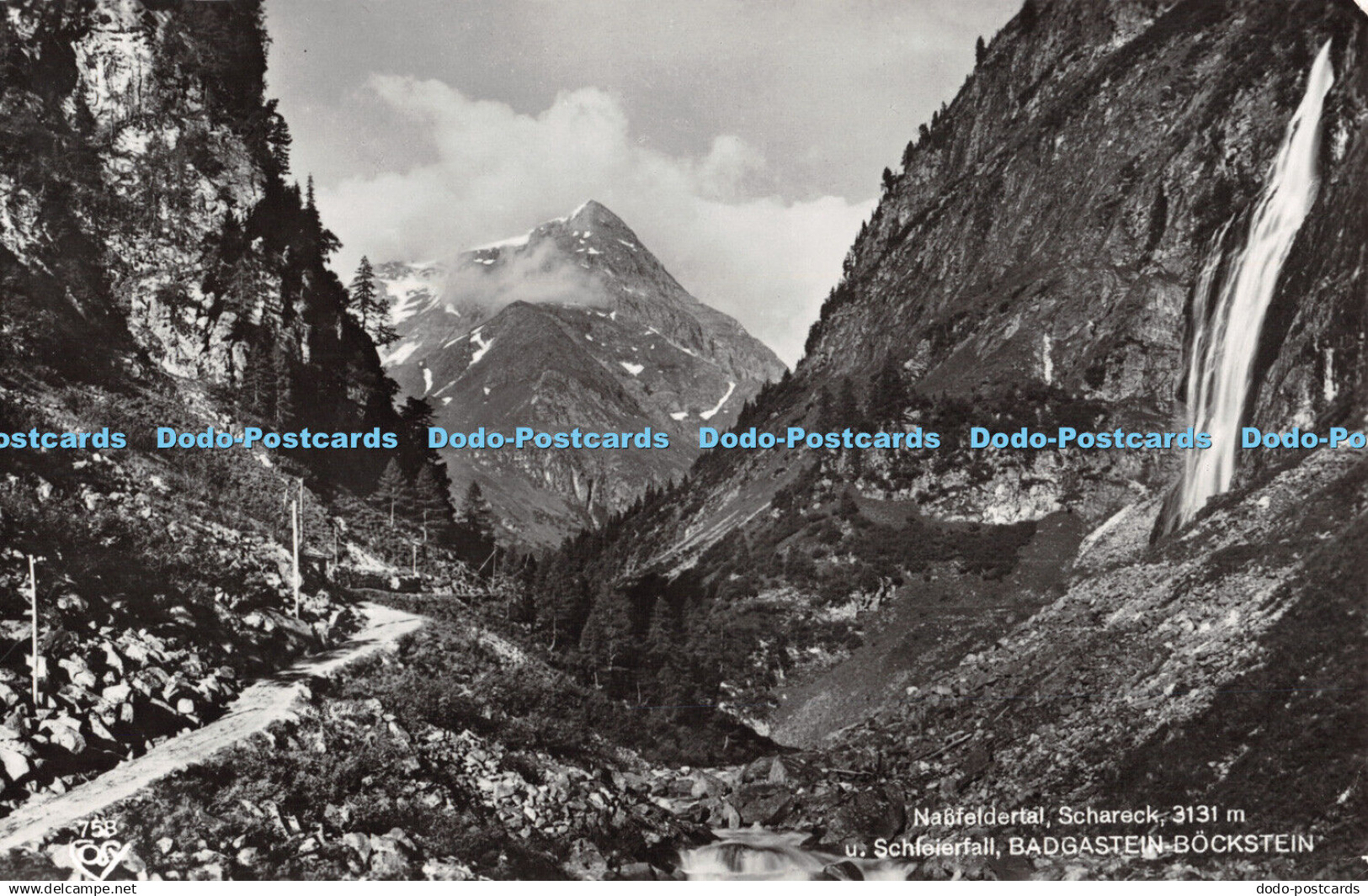 R298145 Nassfeldertal Schareck U Schleierfall Badgasten Bockstein No 758 Echte P