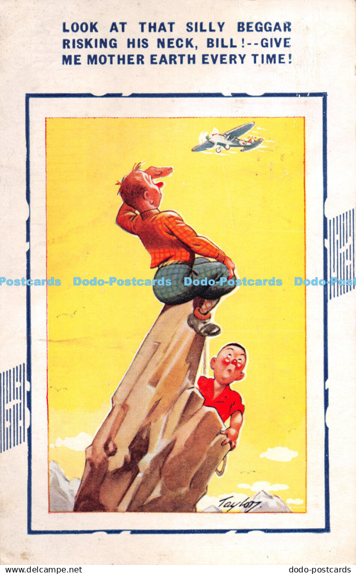 R300200 Look at that silly beggar risking his neck Bill Bamforth Comic Series No