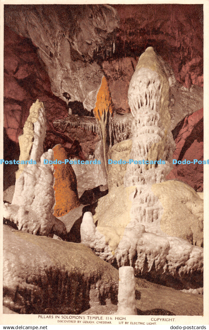 R301144 Cheddar Pillars in Solomon Temple Discovered by Gough Cheddar Lit by Ele