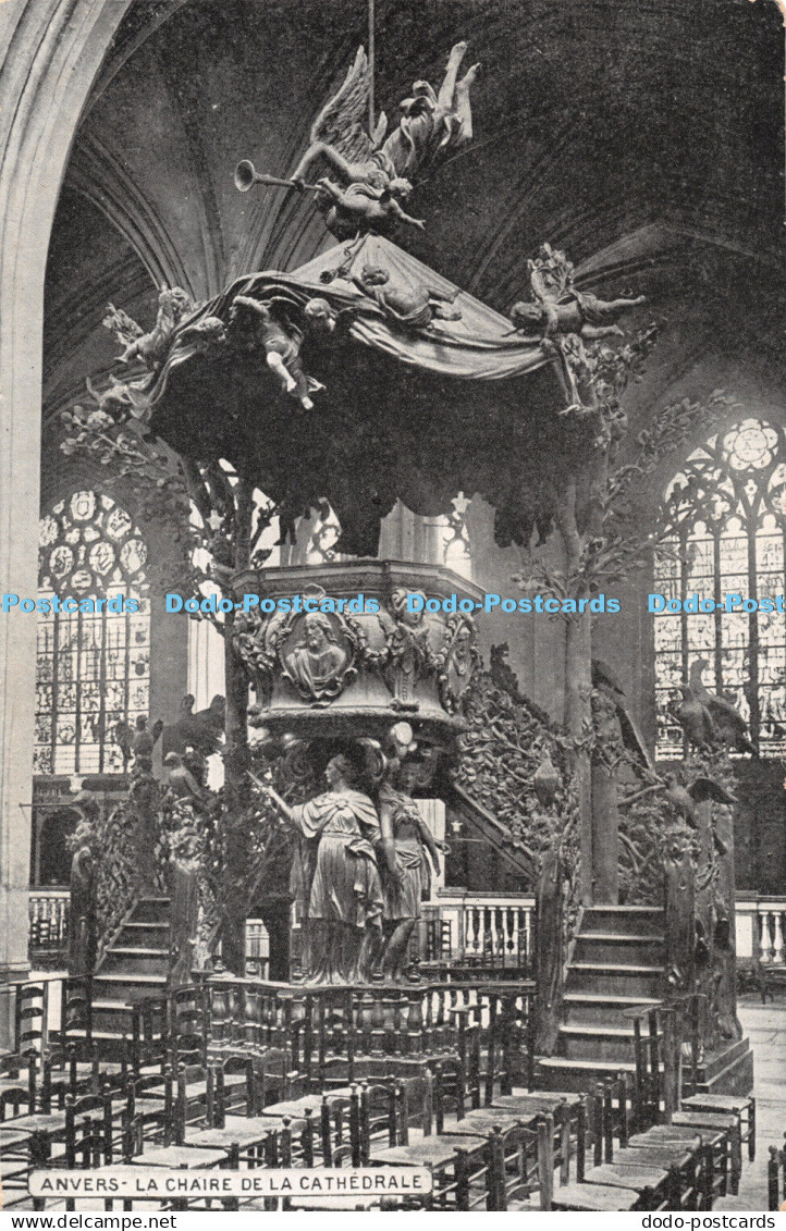 R323225 Anvers La Chaire de la Cathedrale Edn Vo Dw Anvers