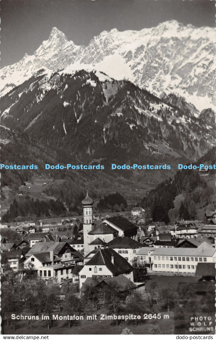 R342144 Schruns im Montafon mit Zimbaspitze Wolf Schruns 1952 L and H