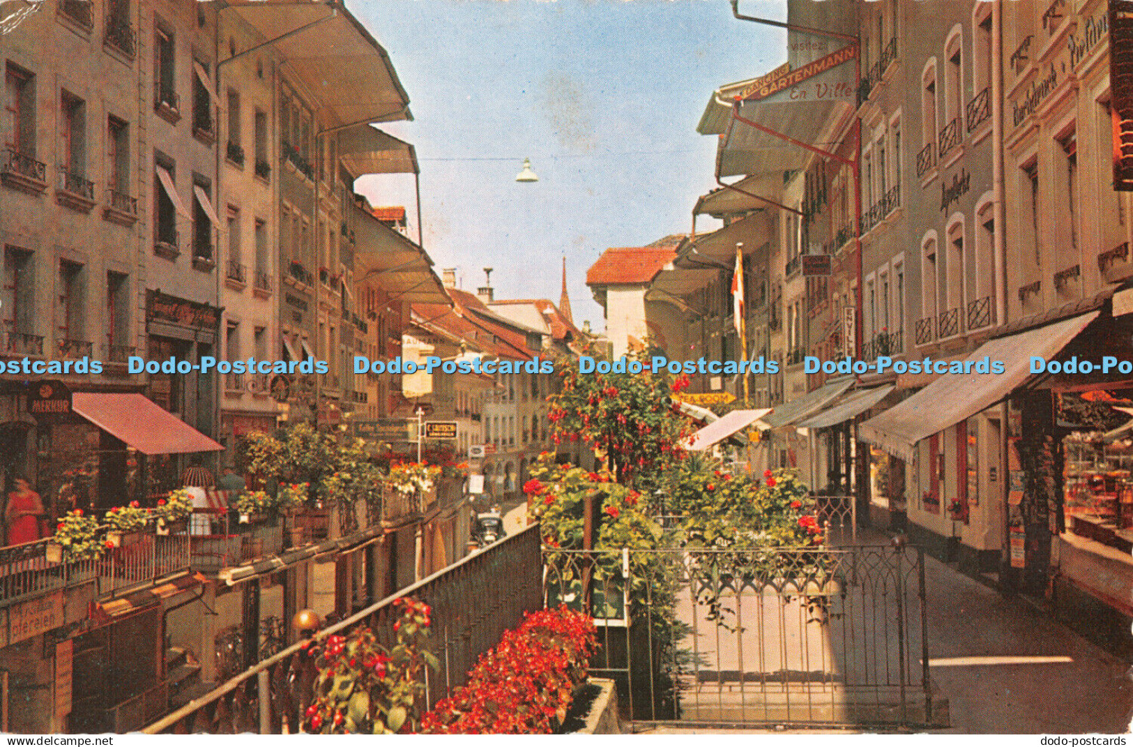 R346631 Thun Thoune Hauptgasse Arthur Baur Druck Fritz Weibel AG Thun 1963