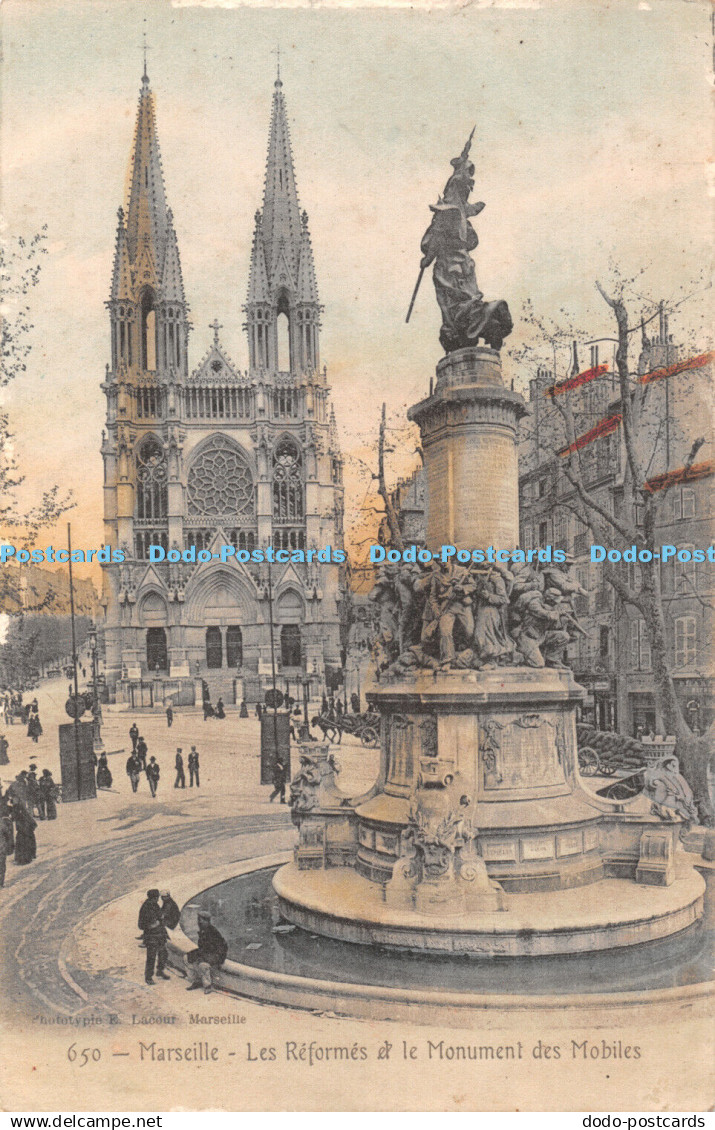 R350810 Phototypie E Lacour Marseille 650 Marseille Les Reformes le Monument des