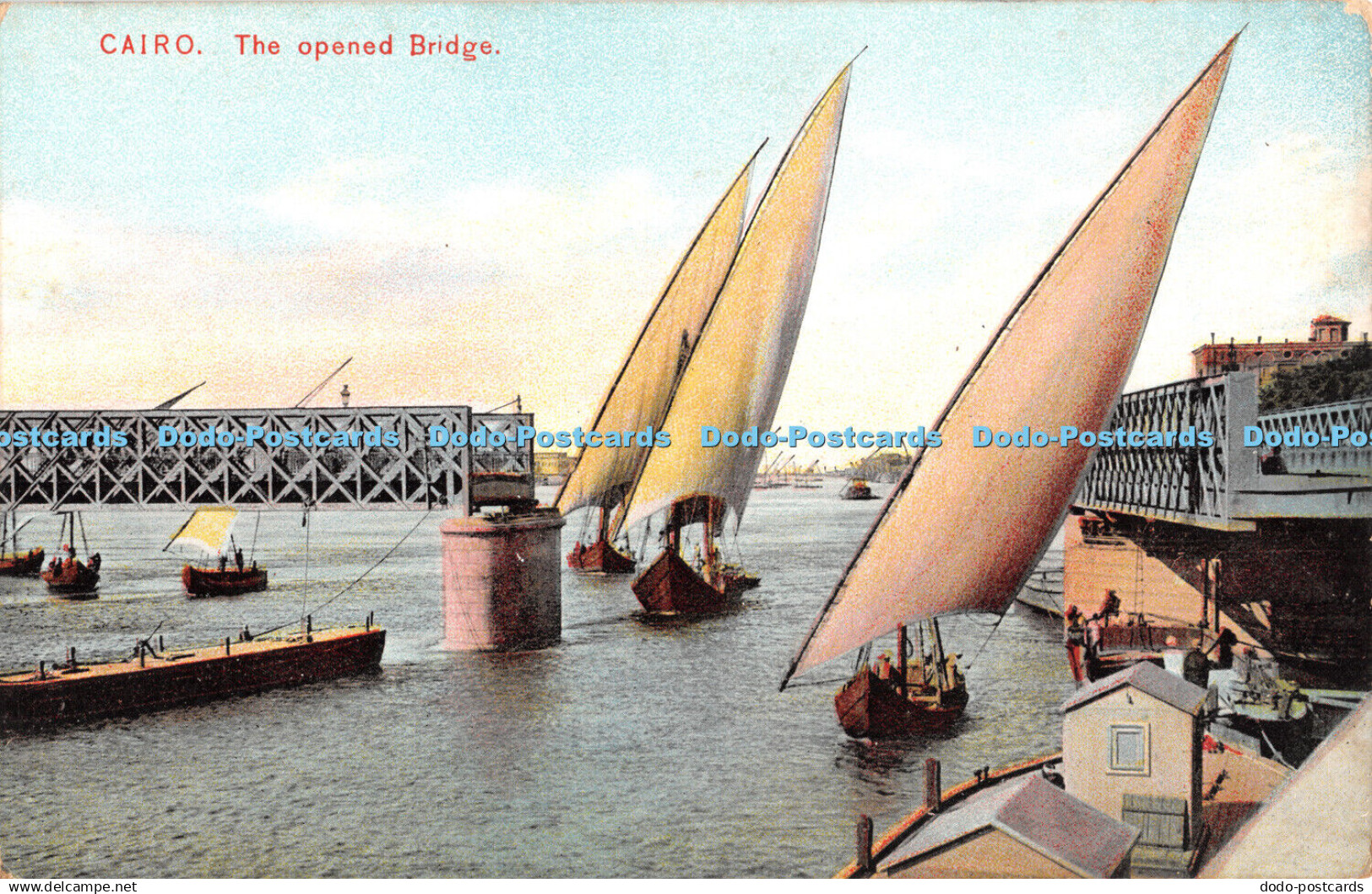 R356065 Cairo The opened Bridge The Cairo Postcard Trust