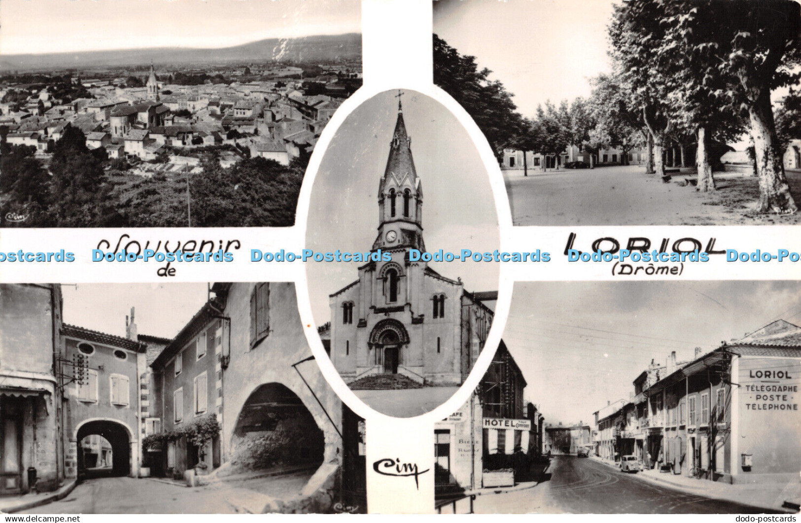 R356408 Souvenir de Loriol Drome Cim Combier Imp Macon Multi View