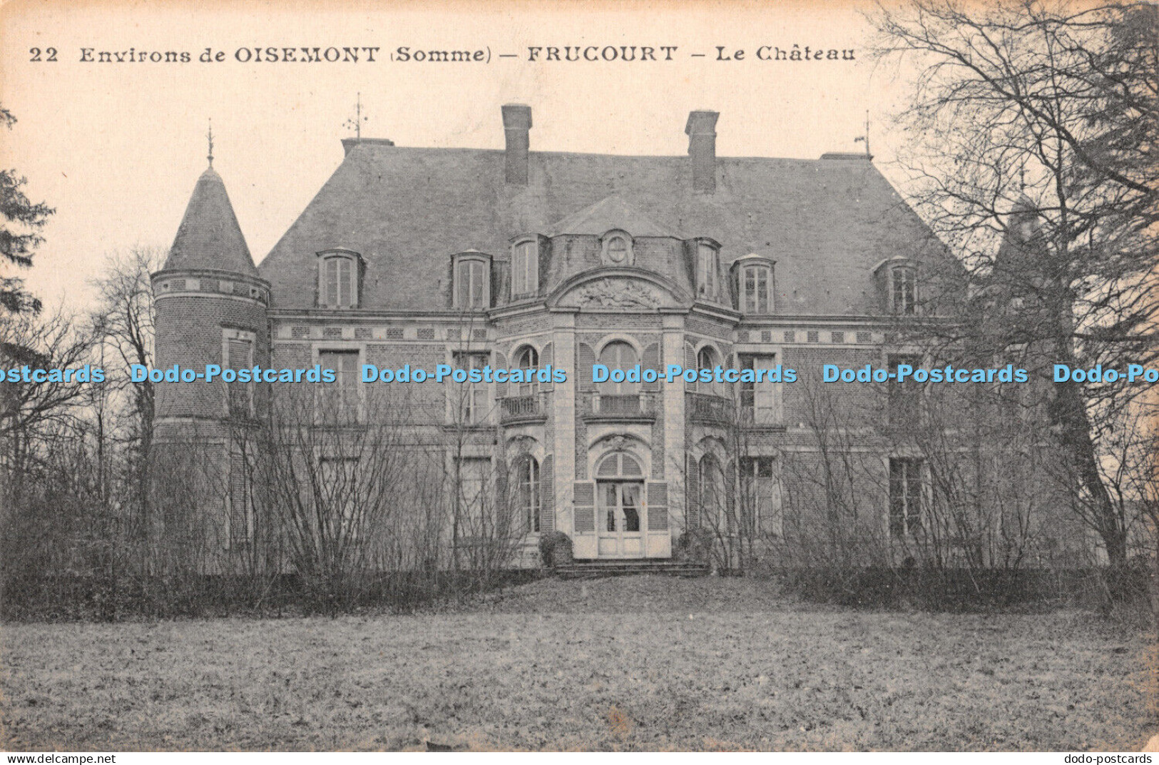 R358654 Environs de Oisemont Somme Frucourt Le Chateau Desaix
