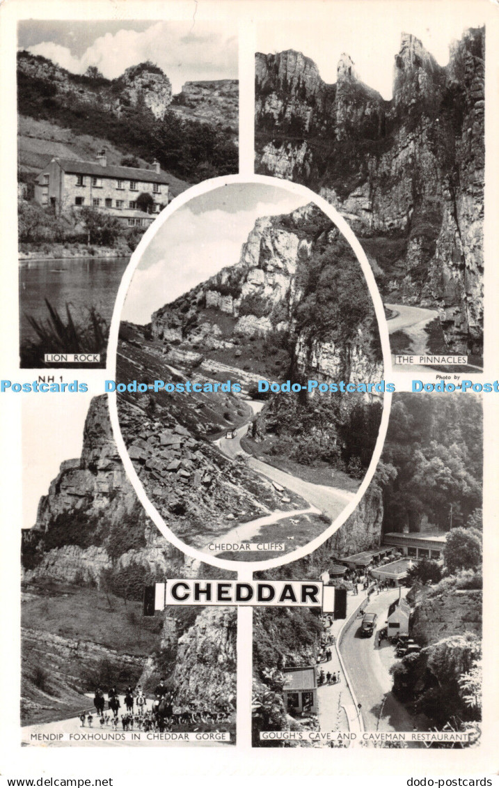 R359272 Cheddar Cheddar Cliffs Lion Rocks The Pinnacles Tuck Norman Heal RP