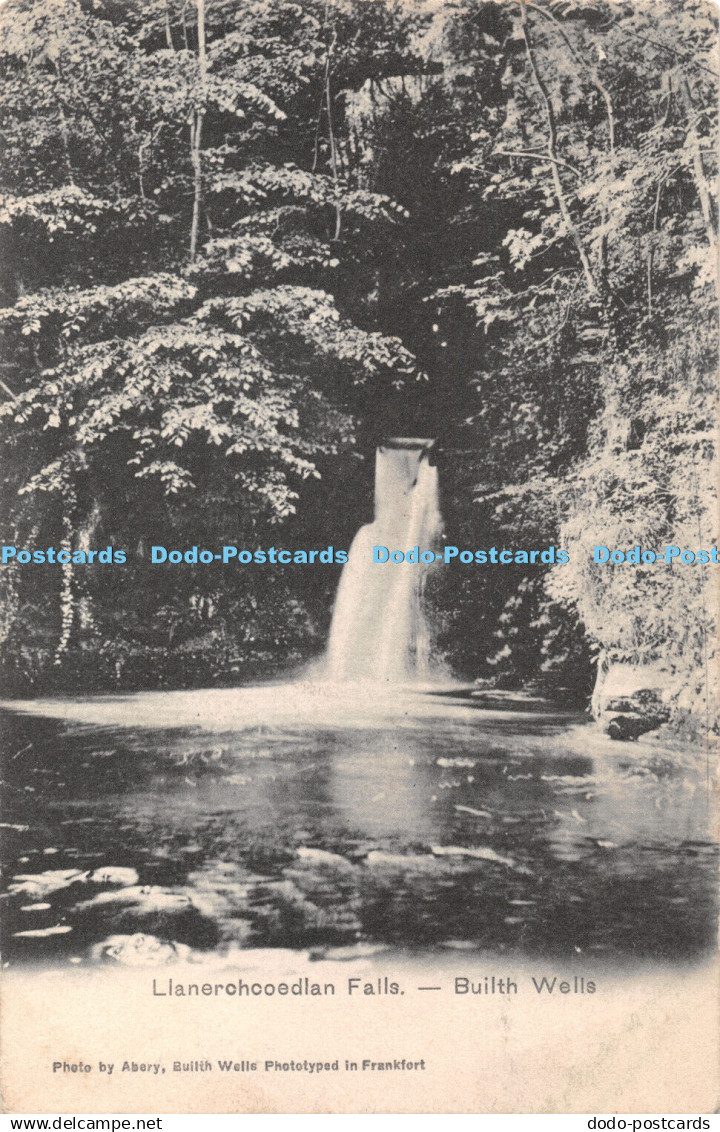 R360413 Builth Wells Llanerchcoedlan Falls Photo By Abery Builth Wells Phototype