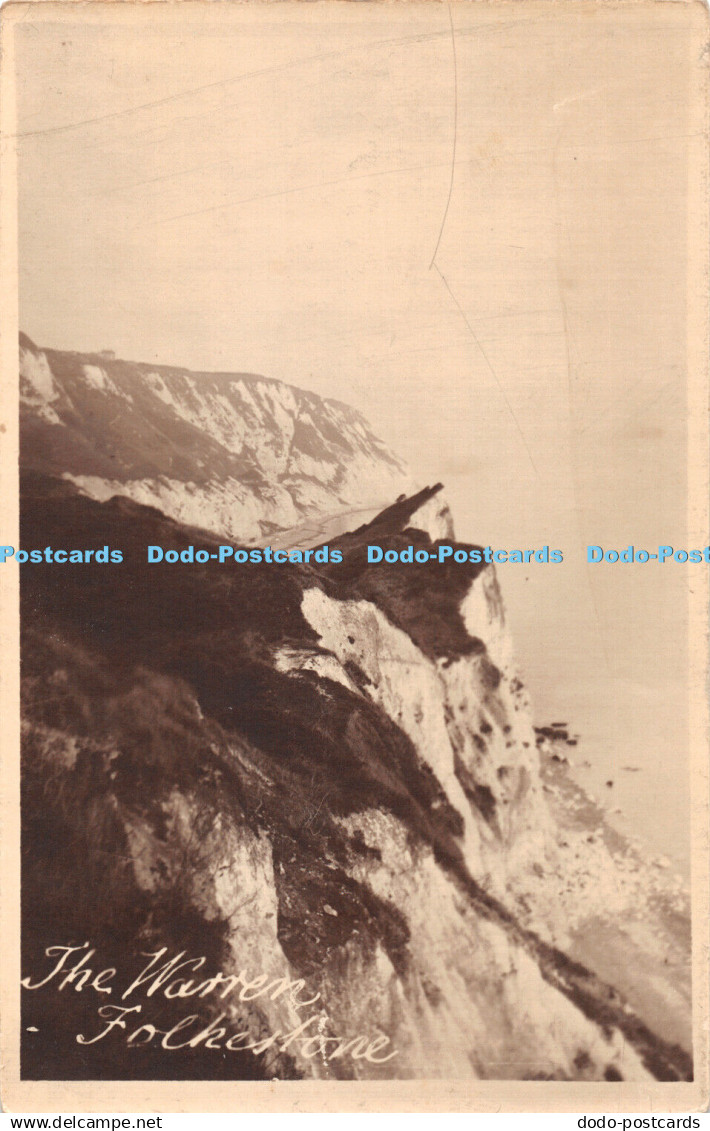 R360877 Folkestone The Warren Postcard