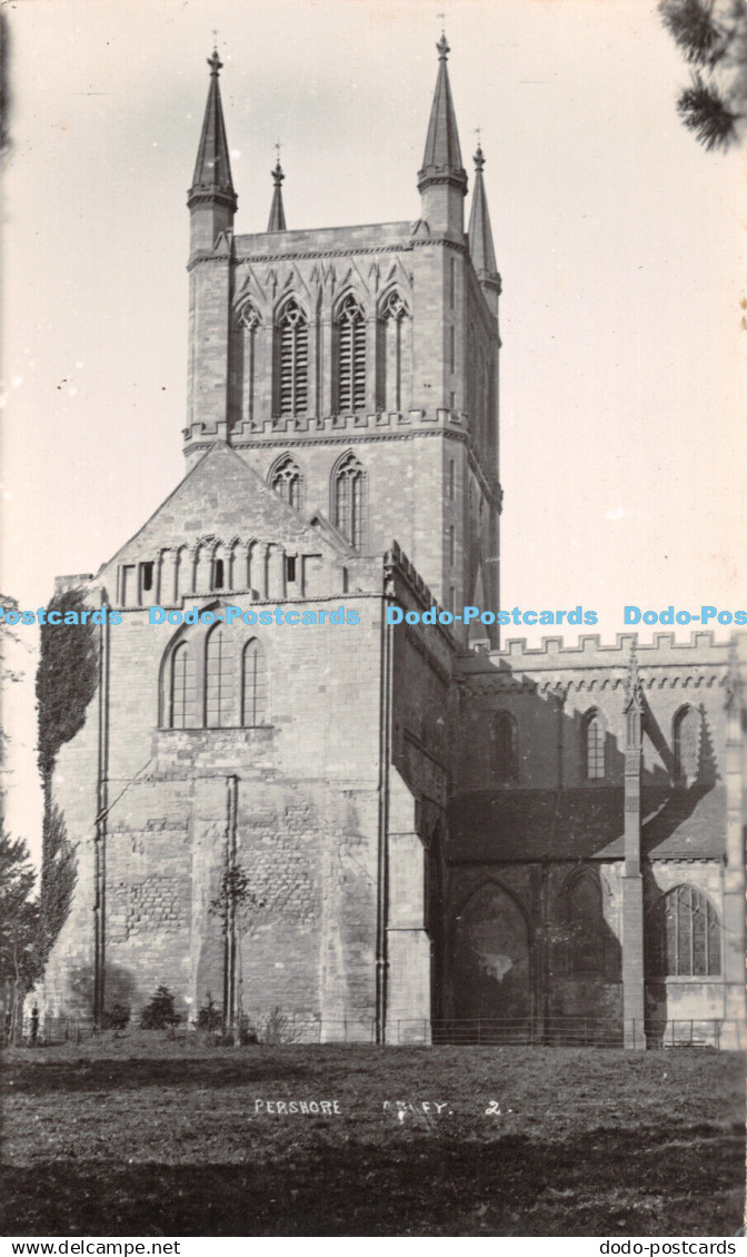 R367407 Pershore Abbey Postcard