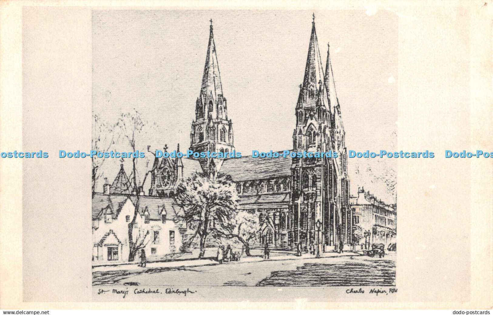 R380822 St Marys Cathedral Edinburgh Charles Napier