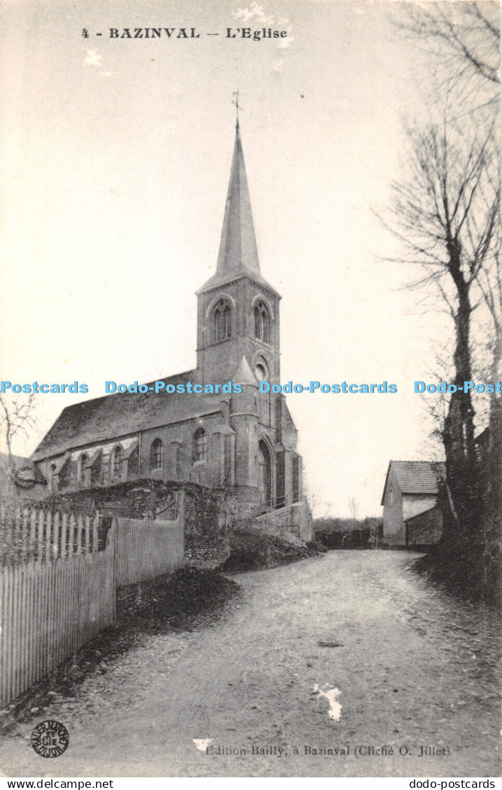 R383428 4 Bazinval LEglise Bailly a Bazinval O Jillet
