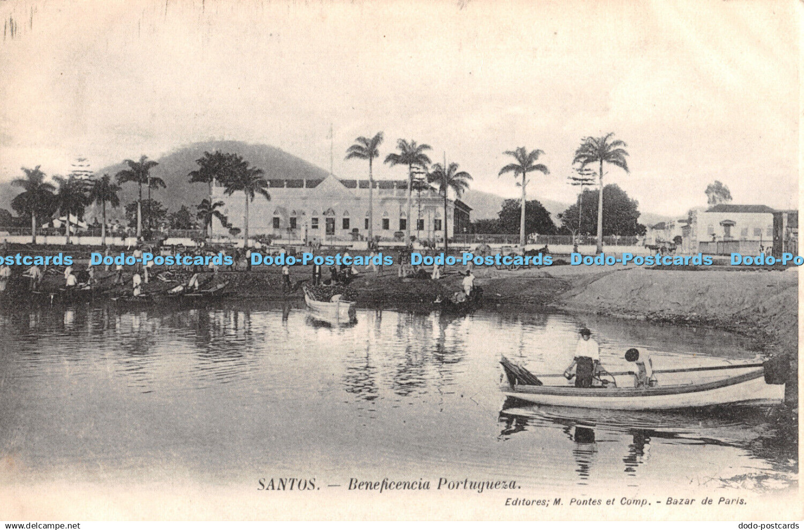 R385761 Santos Beneficencia Portugueza M Pontes et Comp Bazar de Paris