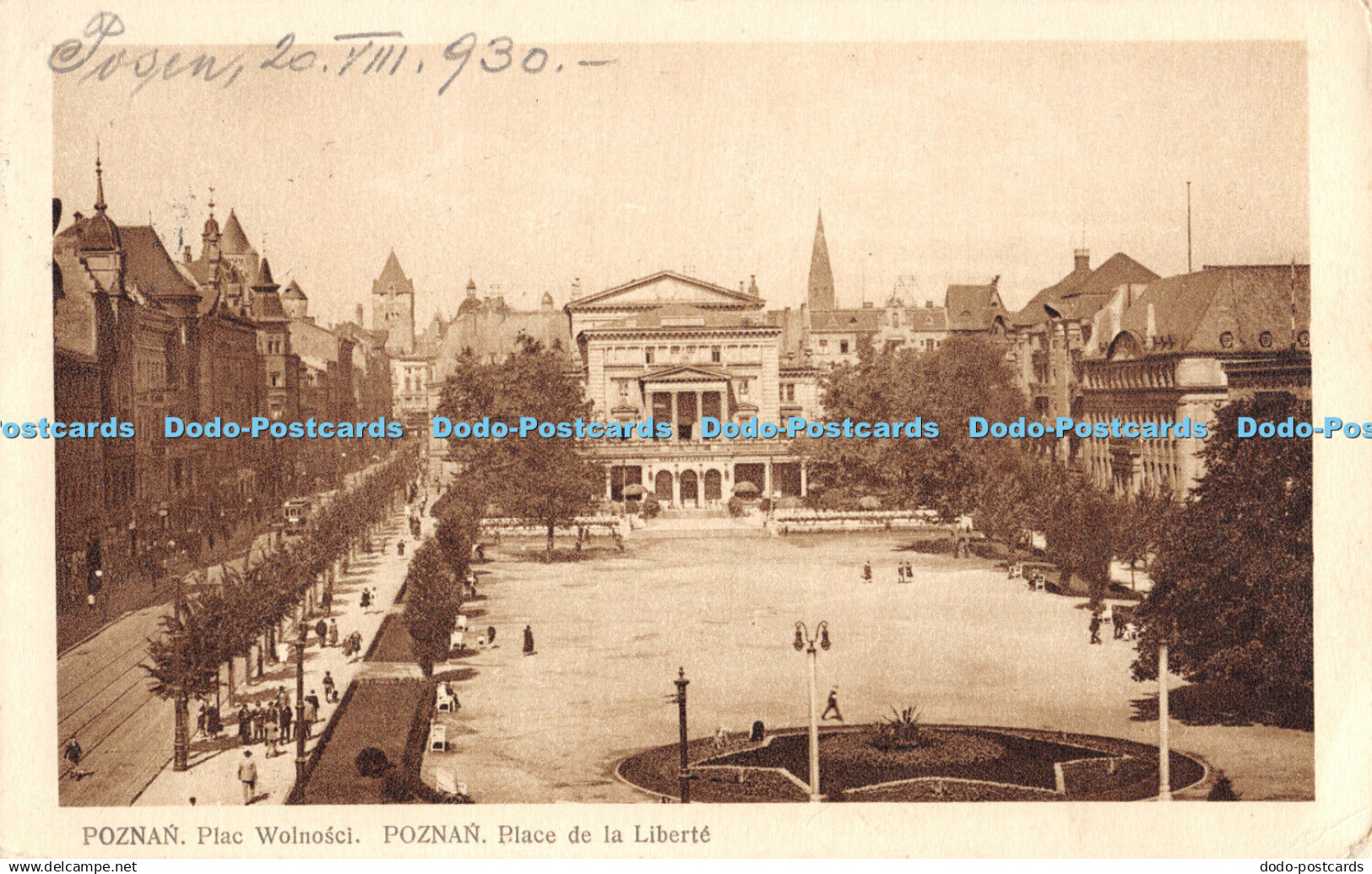 R391721 Poznan Place de la Liberte Polonia Krakow 1930
