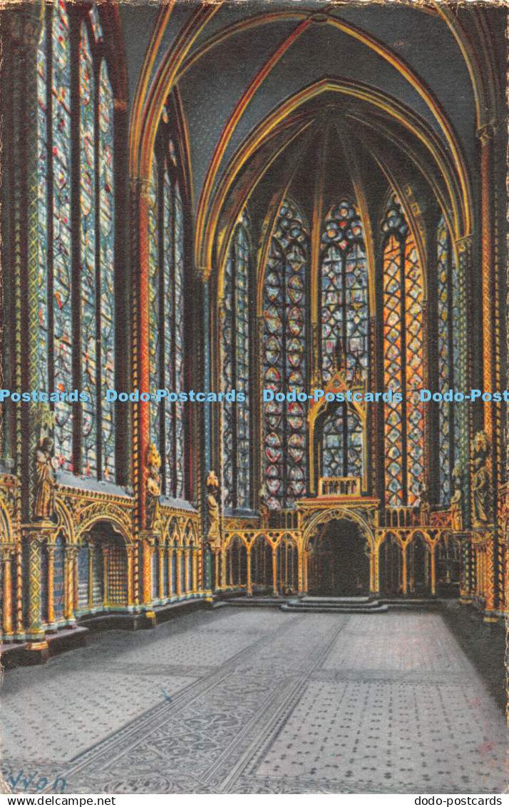 R394078 7 Paris En Flanant Interieur de la Sainte Chapelle Chapelle haute Holy C