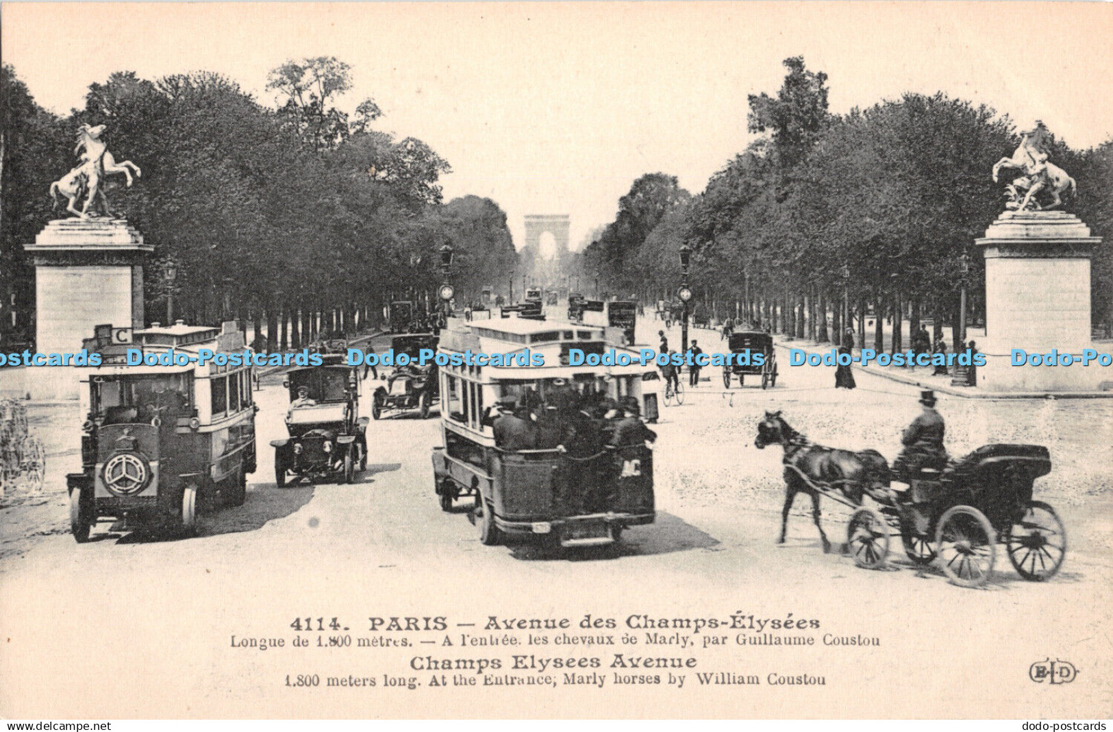 R411788 4114 Paris Avenue des Champs Elysees Champs Elysees Avenue E L D Imp Le