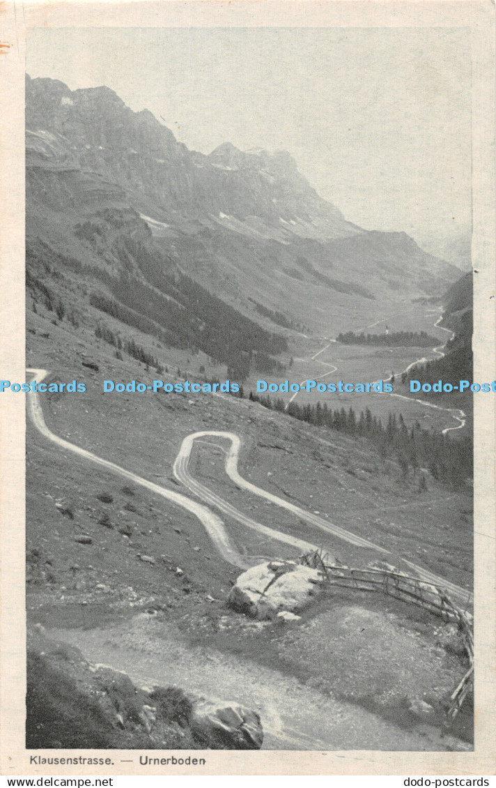 R421096 Klausenstrasse Urnerboden No 3947 Gebr von Matt