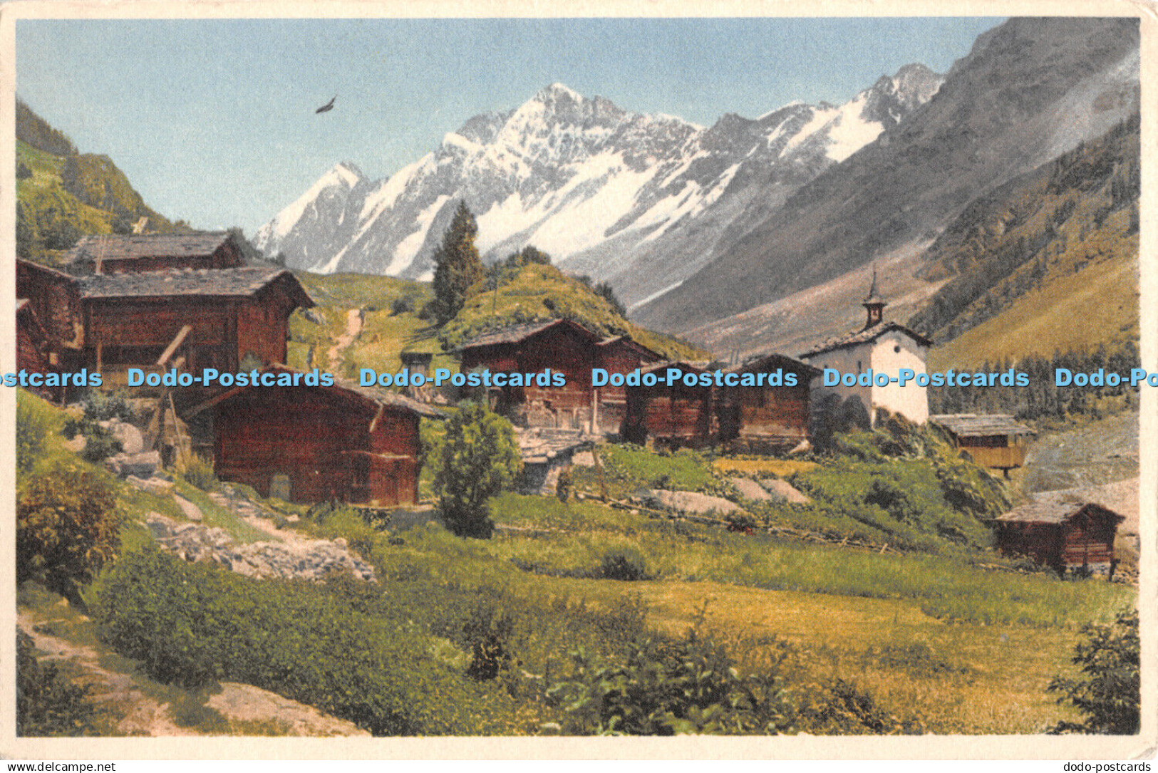 R429863 A 4759 Eisten in Lotschen Sattelhorn Schienhorn E Gyger