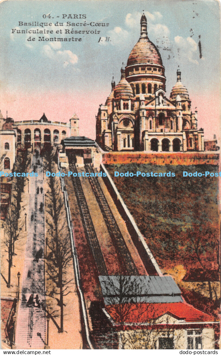R430837 04 Paris Basilique du Sacre Coeur Funiculaire et Reservoir de Montmartre