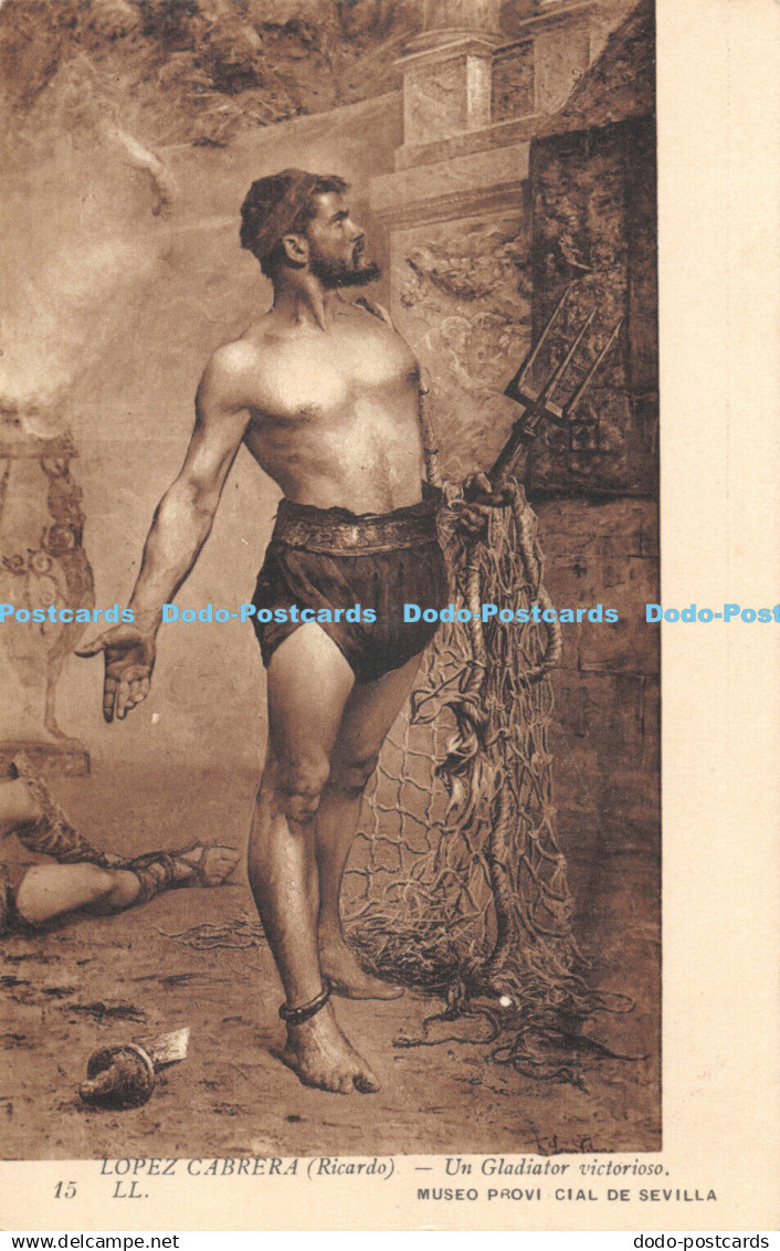 R437994 Lopez Cabrera Ricardo Un Gladiator victorioso Museo Provi Cial de Sevill
