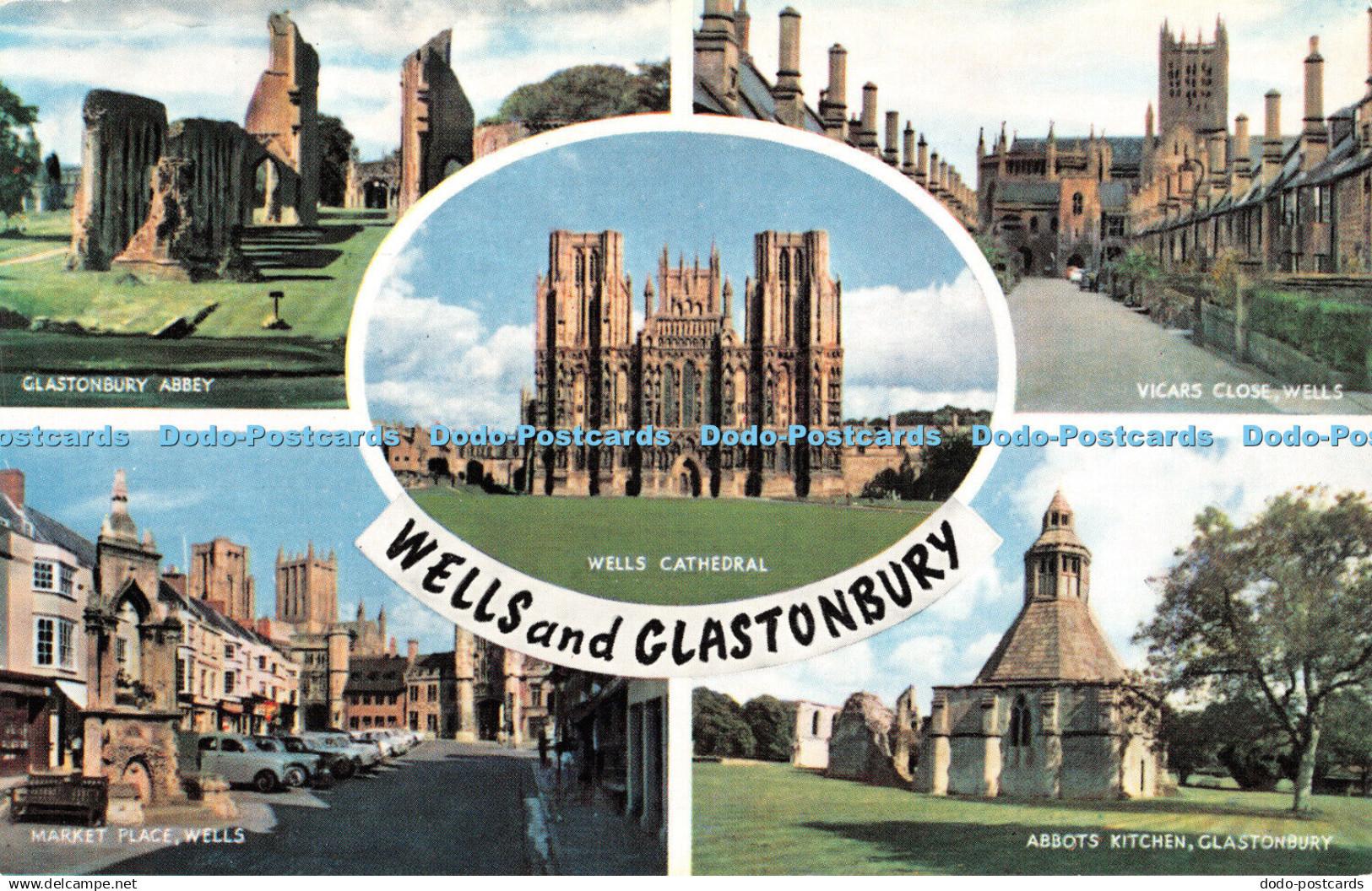 R440728 Wells and Glastonbury Wells Cathedral Market Place J Salmon Cameracolour