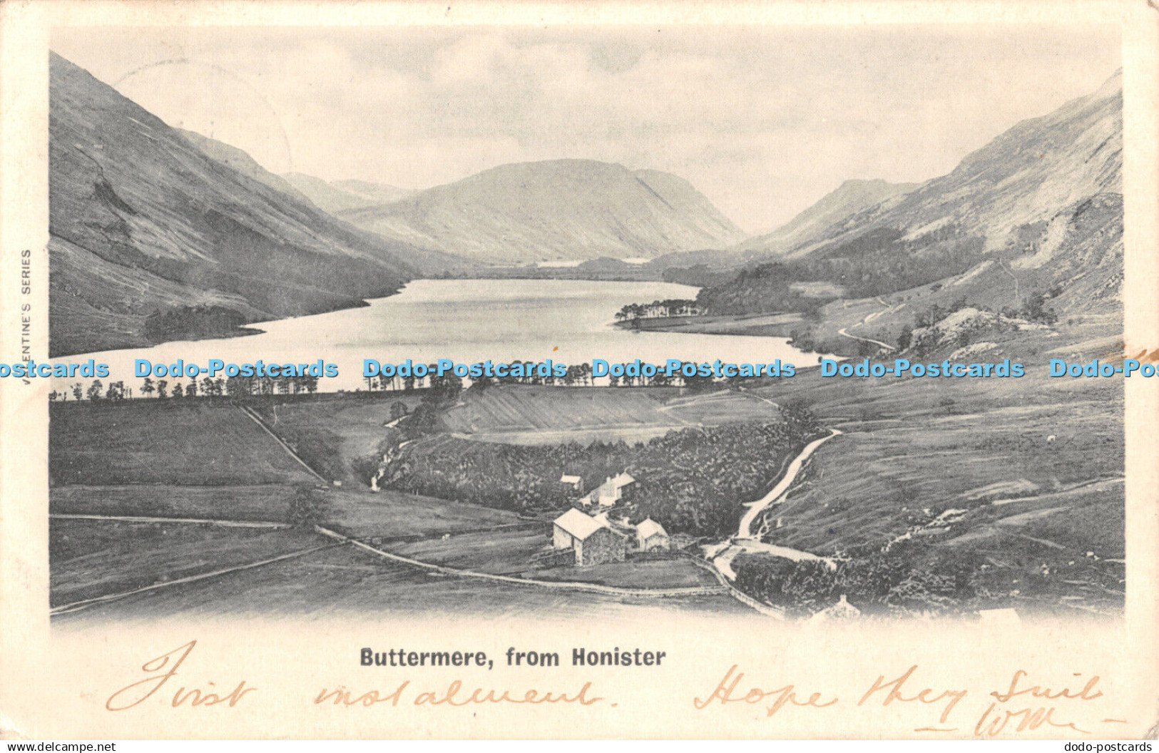 R454068 Buttermere from Honister 1903