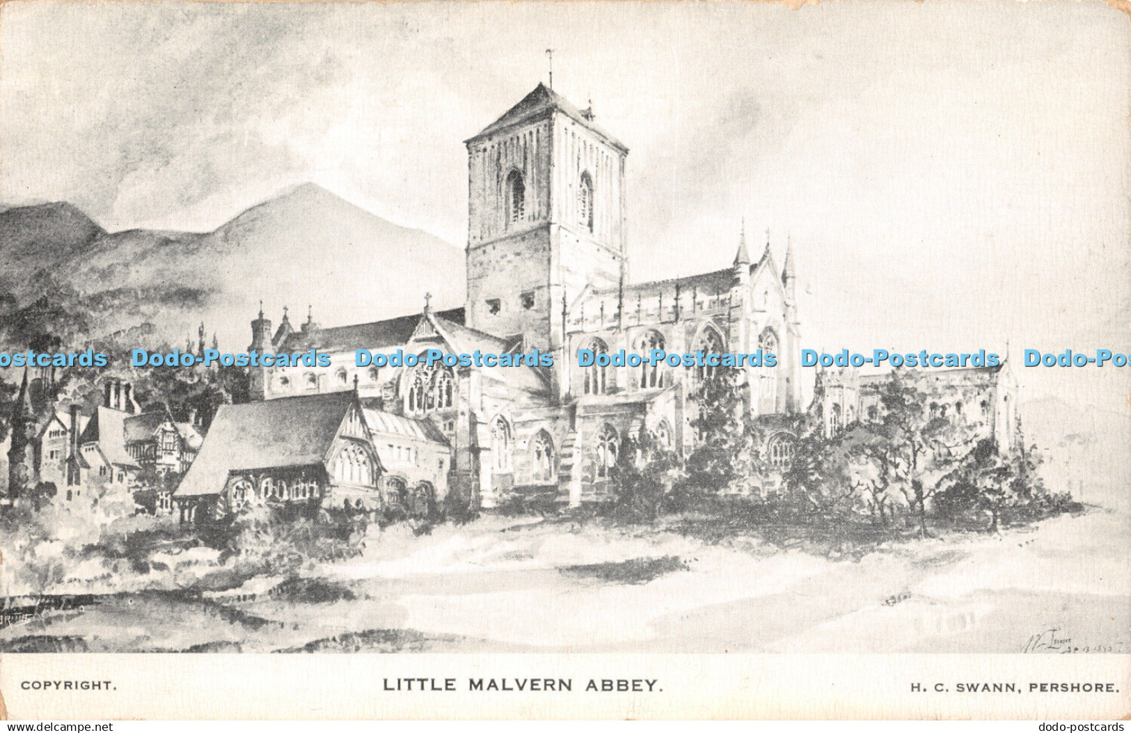 R455331 Little Malvern Abbey H C Swann Pershore