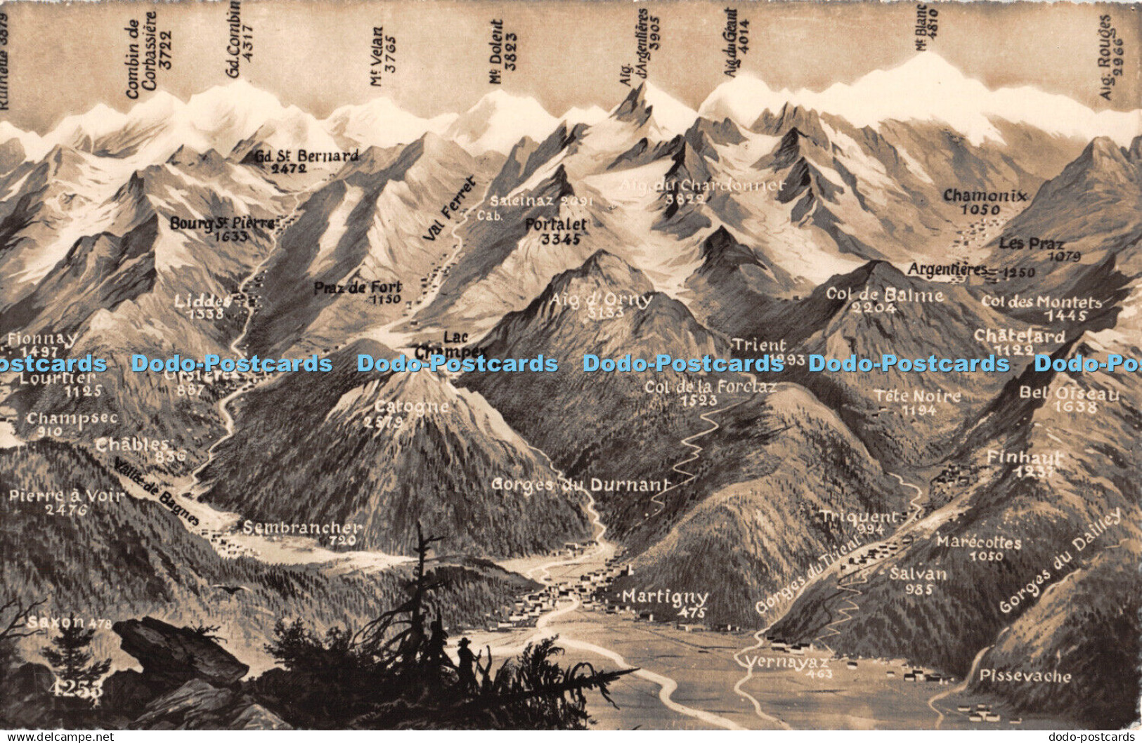 R455983 4253 Saxon Sembrancher Gorges du Durnant Martigny Vernayaz Gorges du Dai