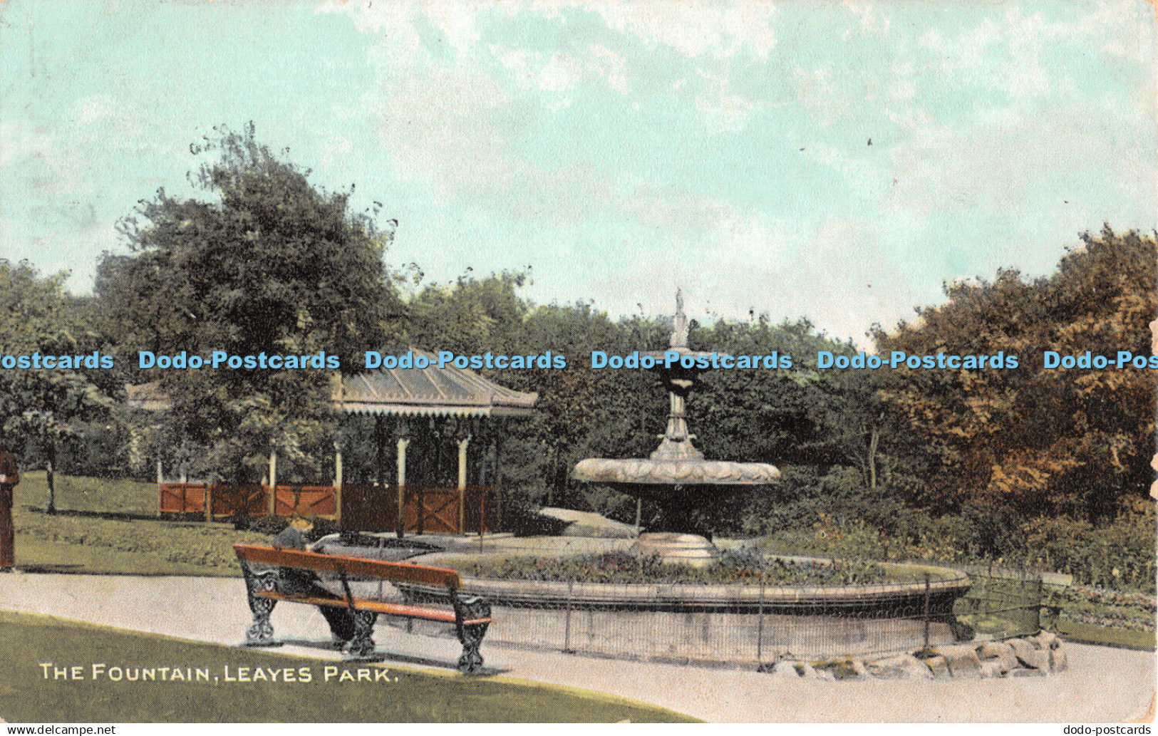 R464760 The Fountain Leayes Park T H Dickinson 1909 T H D Series