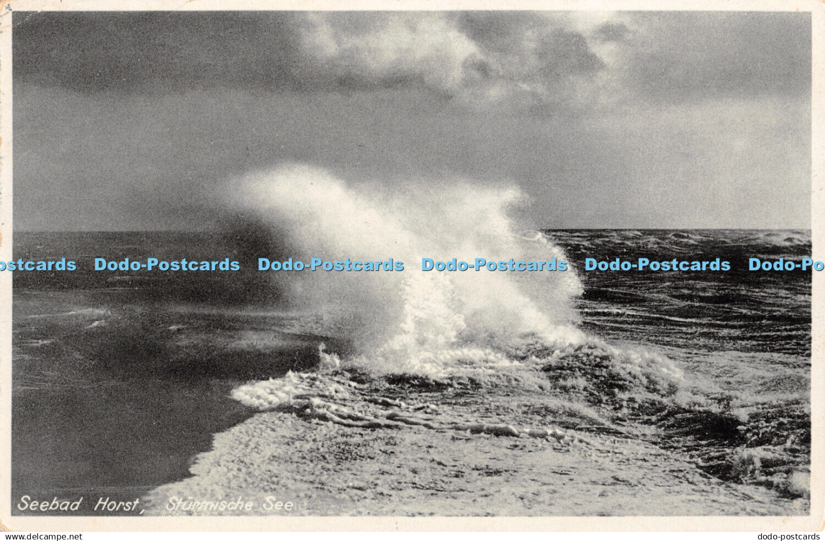 R468642 Seebad Horst Sturmische See Jacob