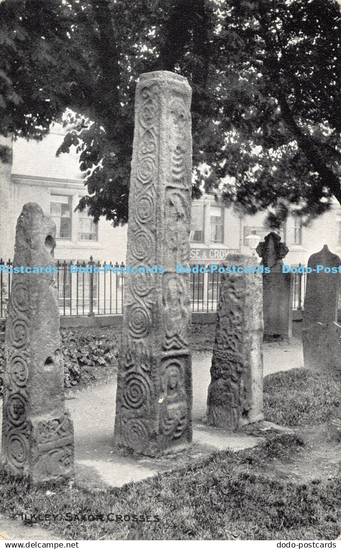 R471541 Ilkley Saxon Crosses Photochrom