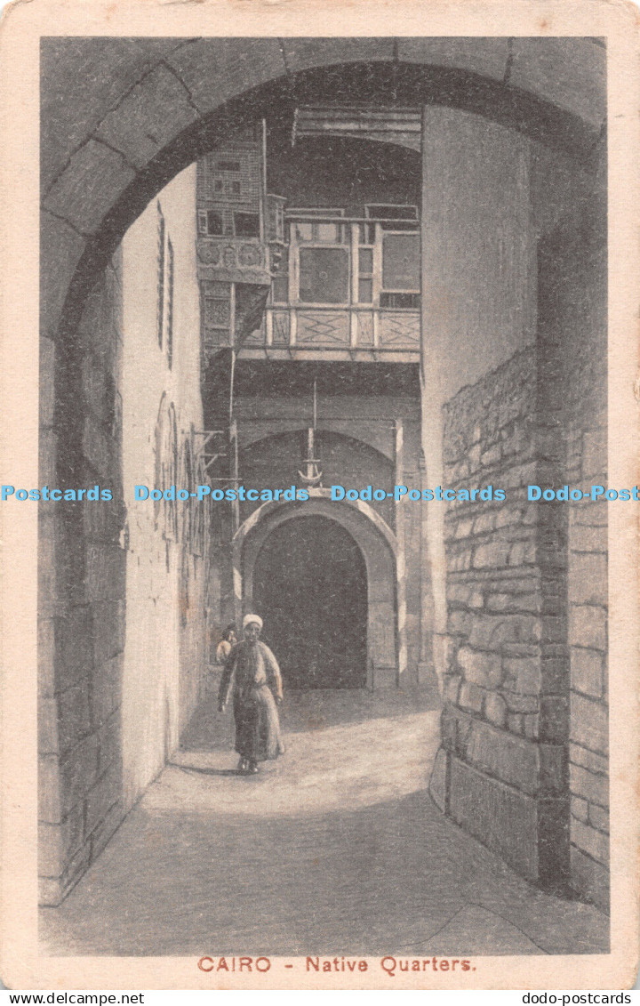 R486581 Cairo Native Quarters Cairo Postcard Trust Serie 629