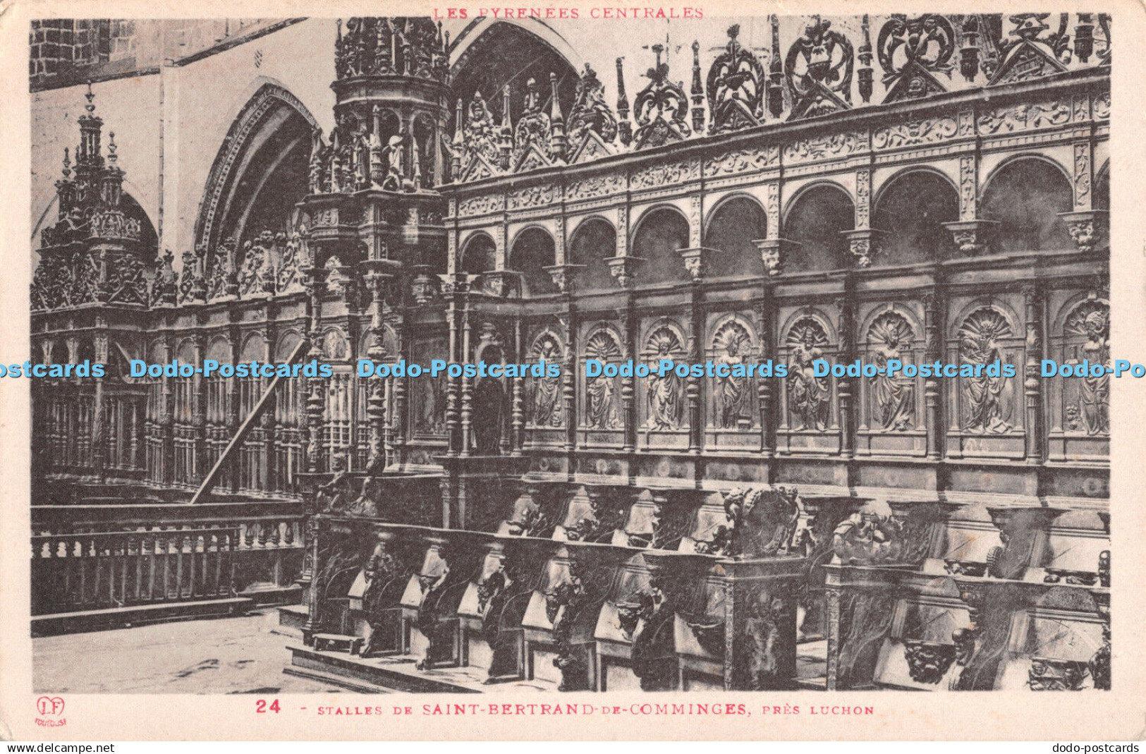 R491950 Stalles de Saint Bertrand de Comminges Pres Luchon Labouche Freres