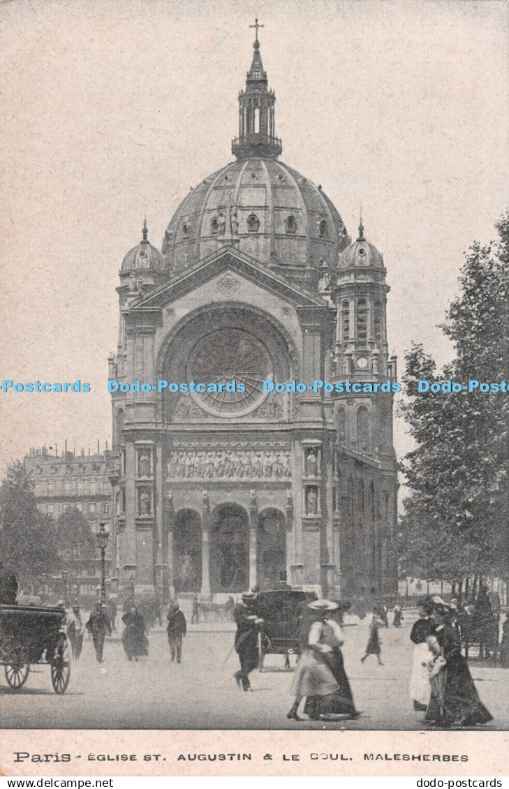 R493934 Paris Eglise St Augustin and Le Doul Malesherbes