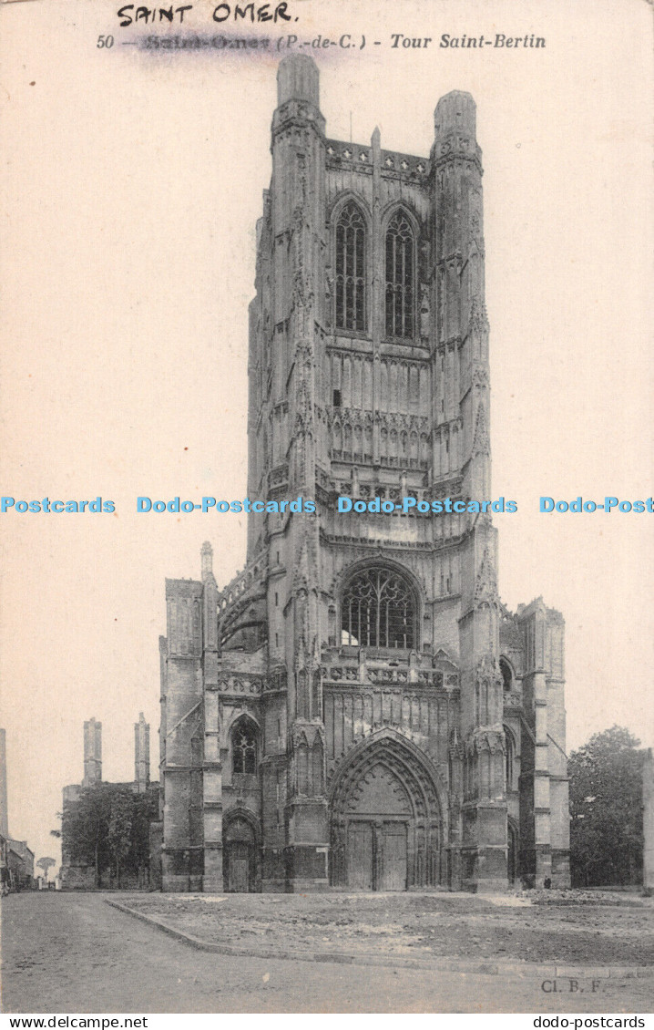 R495779 Saint Omer Tour Saint Bertin Catala Freres